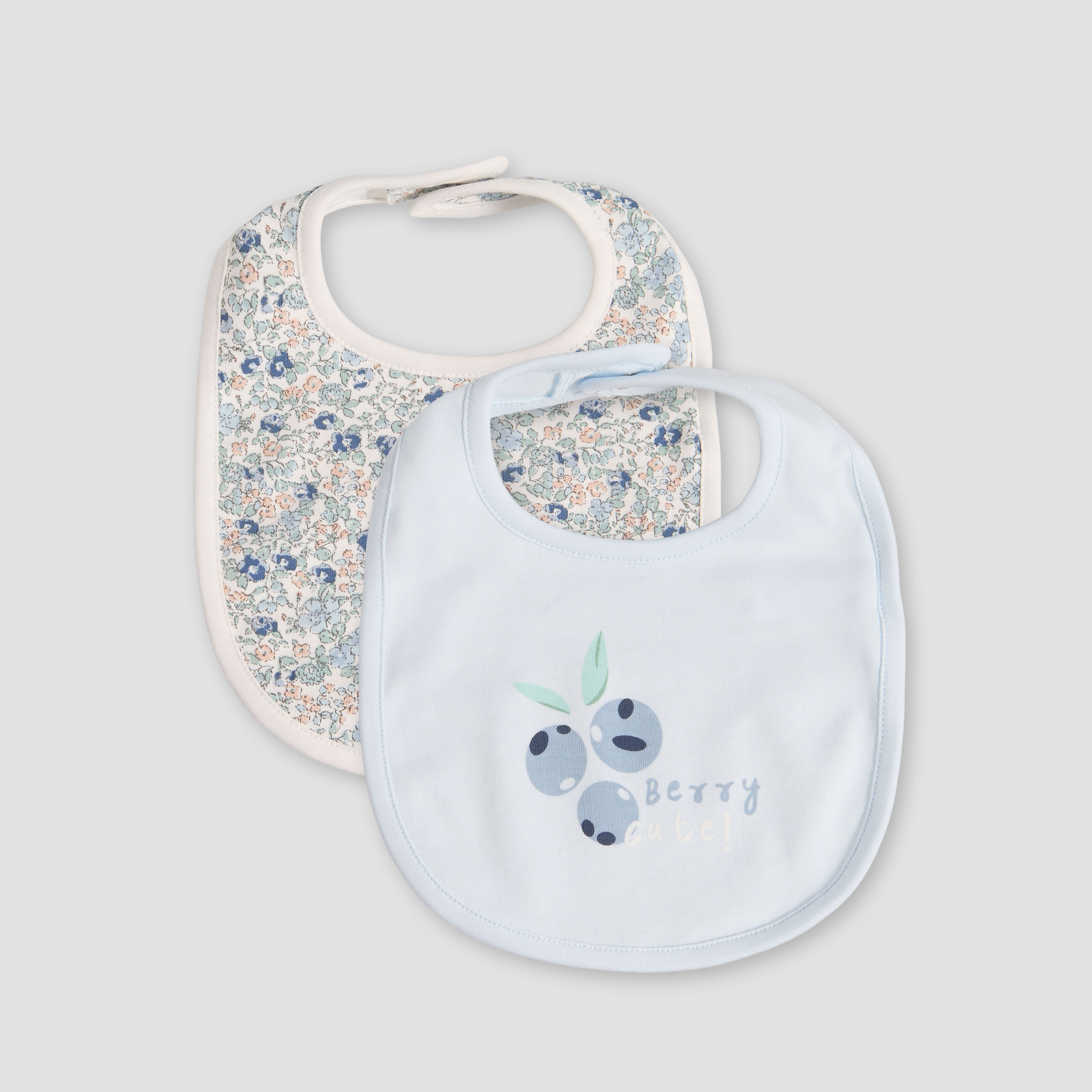 Pack of 2 Juniors Baby Bib with Assorted Prints-baby-feeding-bibs-image-1