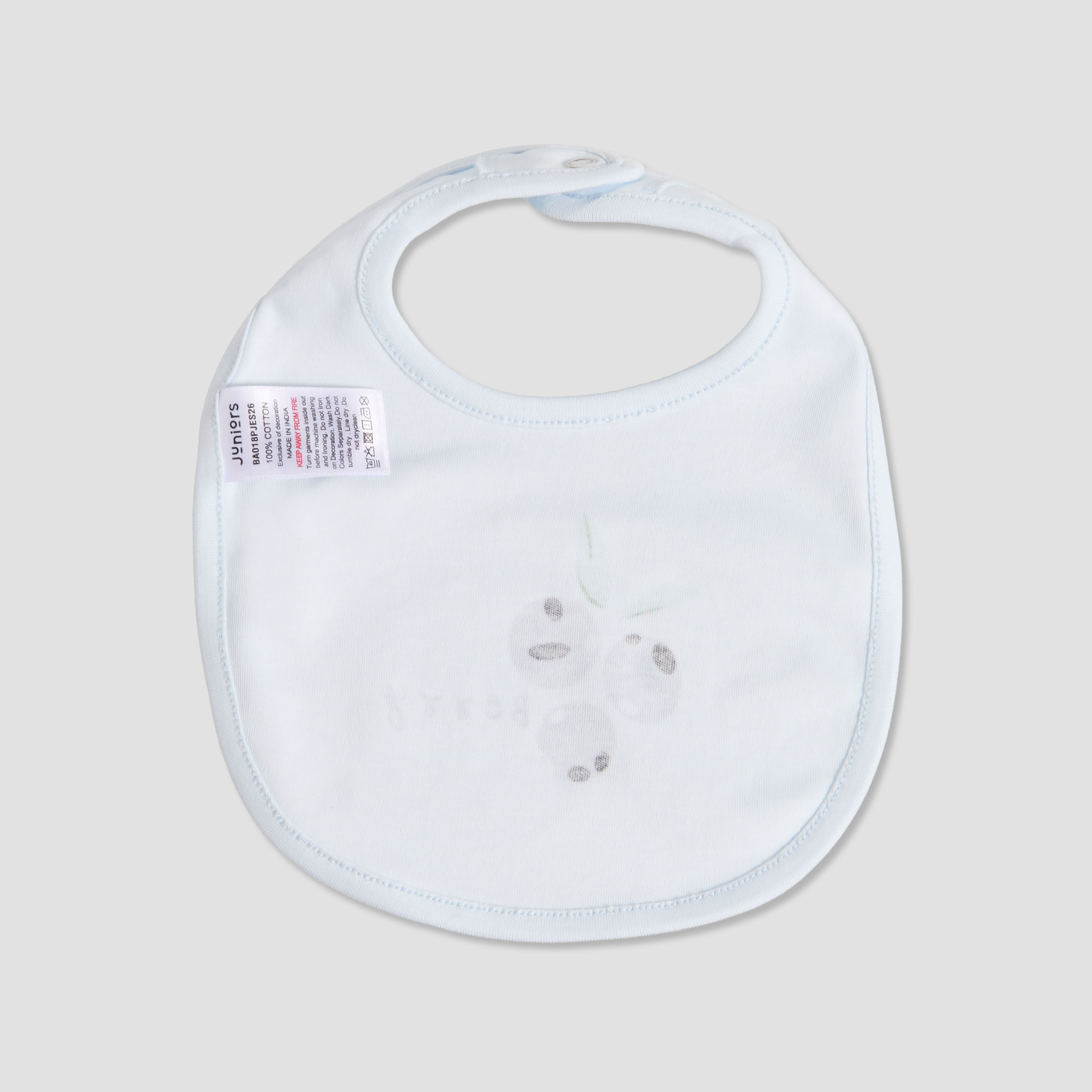 Pack of 2 Juniors Baby Bib with Assorted Prints-baby-feeding-bibs-image-4