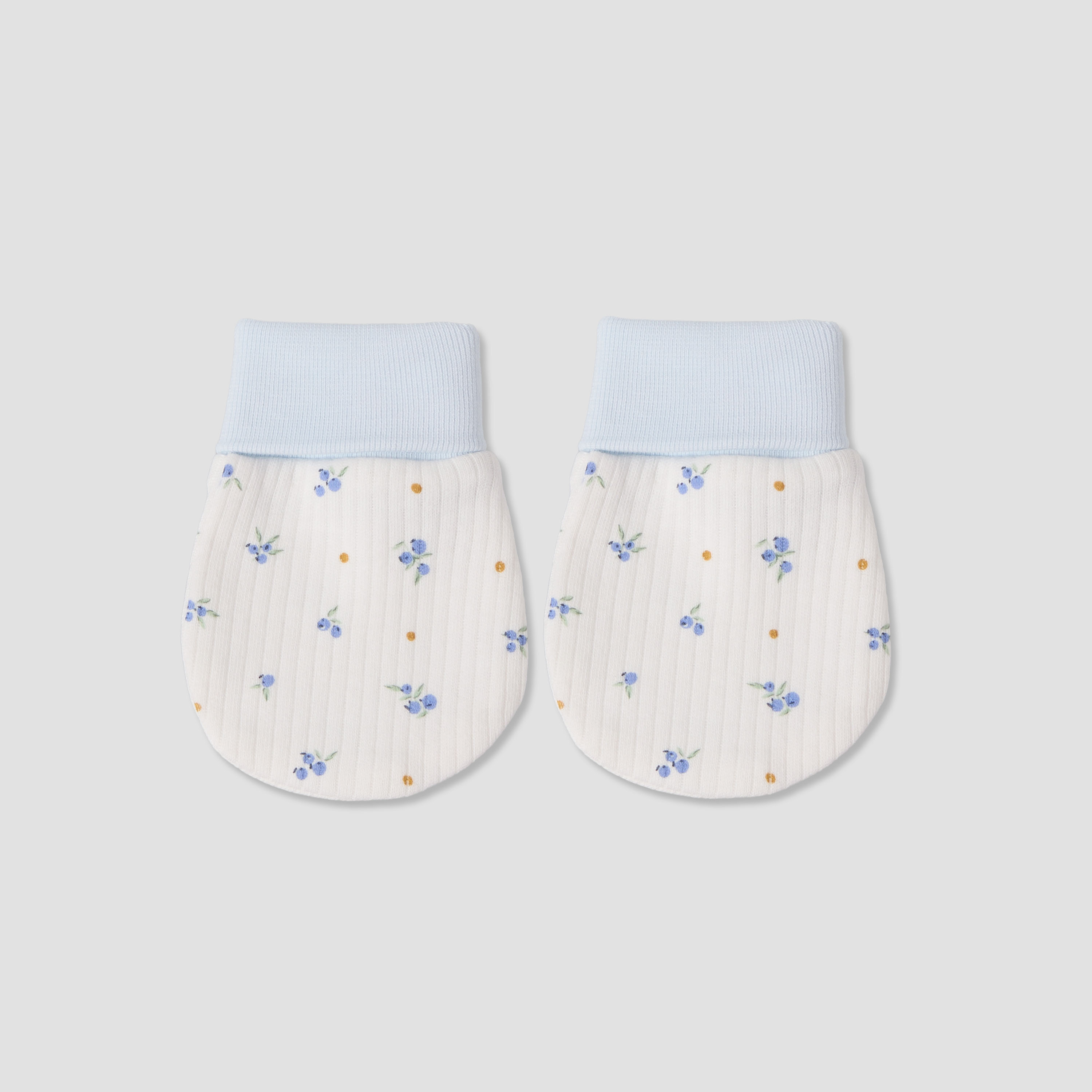 Set of 2 Juniors Mittens with Floral Print 0-36 months-baby-girls-accessories-mittens-image-2
