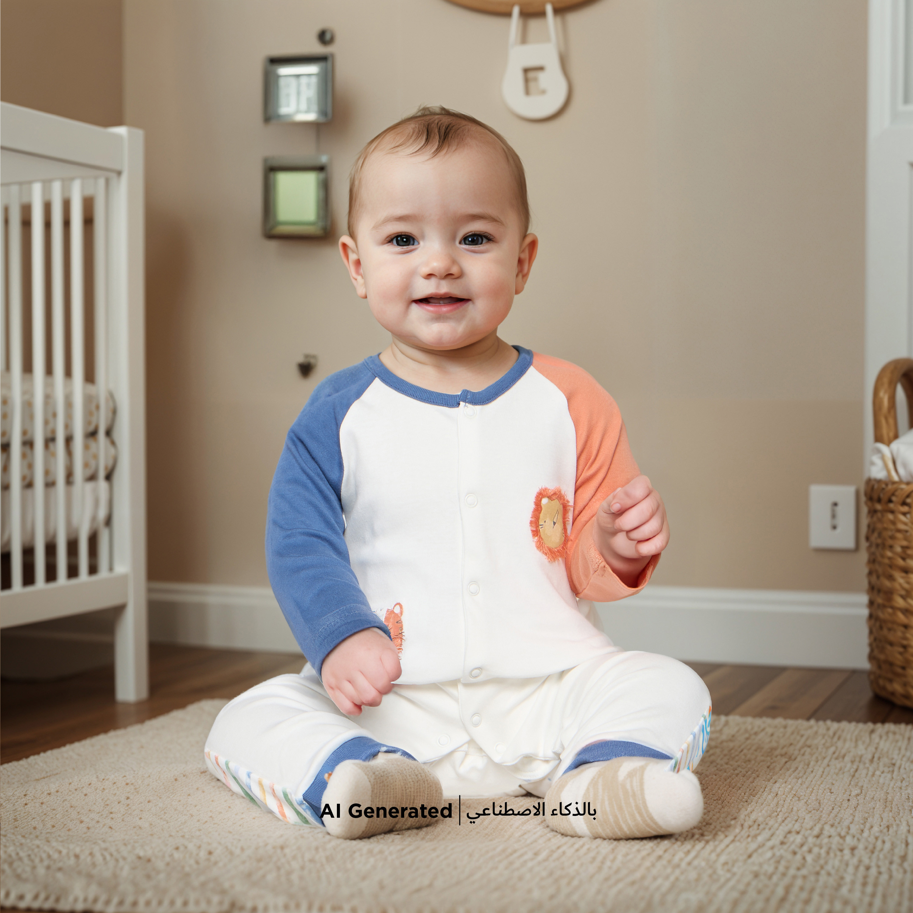 Juniors Animal Applique Closed Feet Sleepsuit with Long Sleeves-baby-boys-clothing-nightwear-sleepsuits-image-5