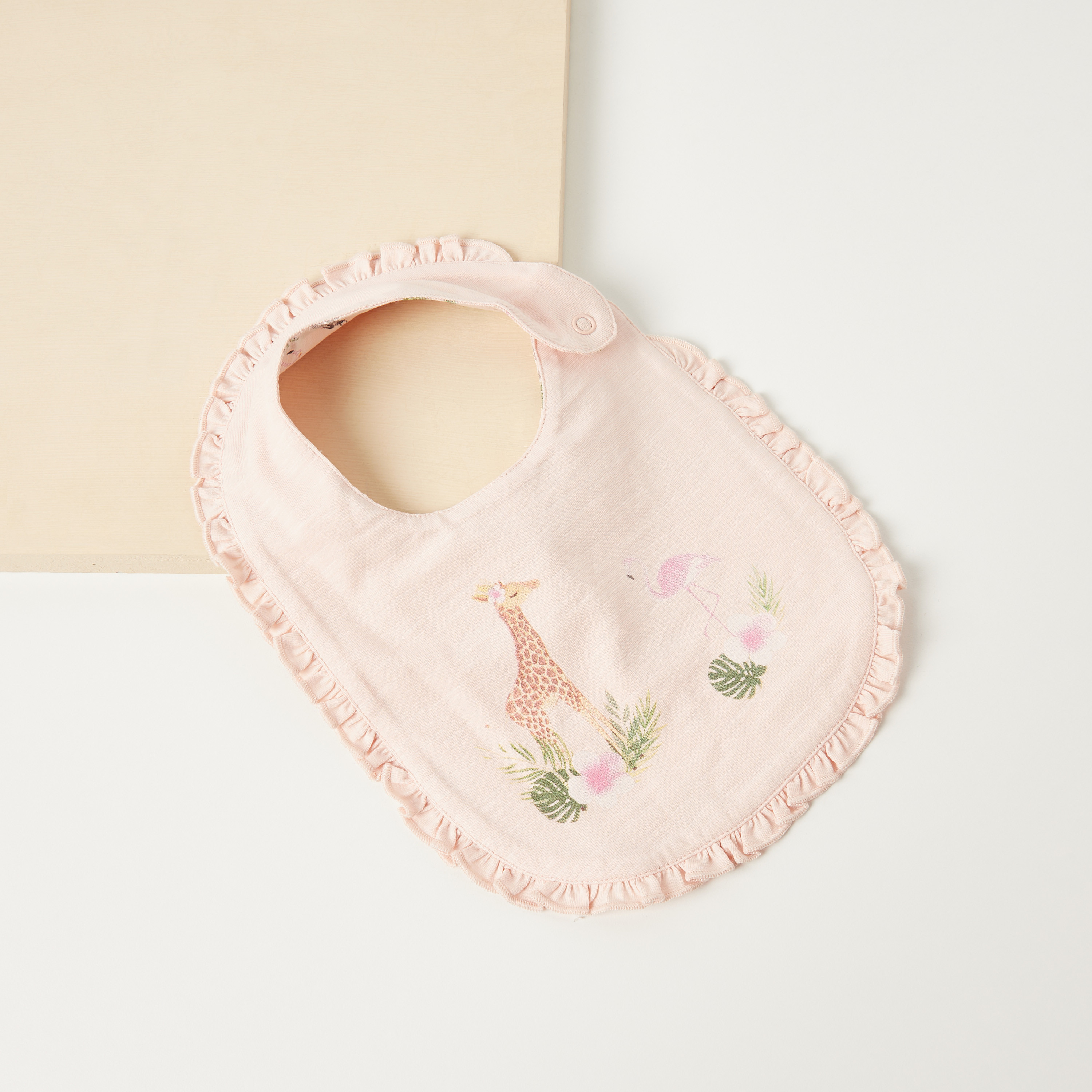 Baby bibs online with snap closure