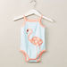 Juniors Flamingo Print Sleeveless Bodysuit with Applique Detail-Bodysuits-thumbnail-0