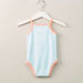 Juniors Flamingo Print Sleeveless Bodysuit with Applique Detail-Bodysuits-thumbnail-2