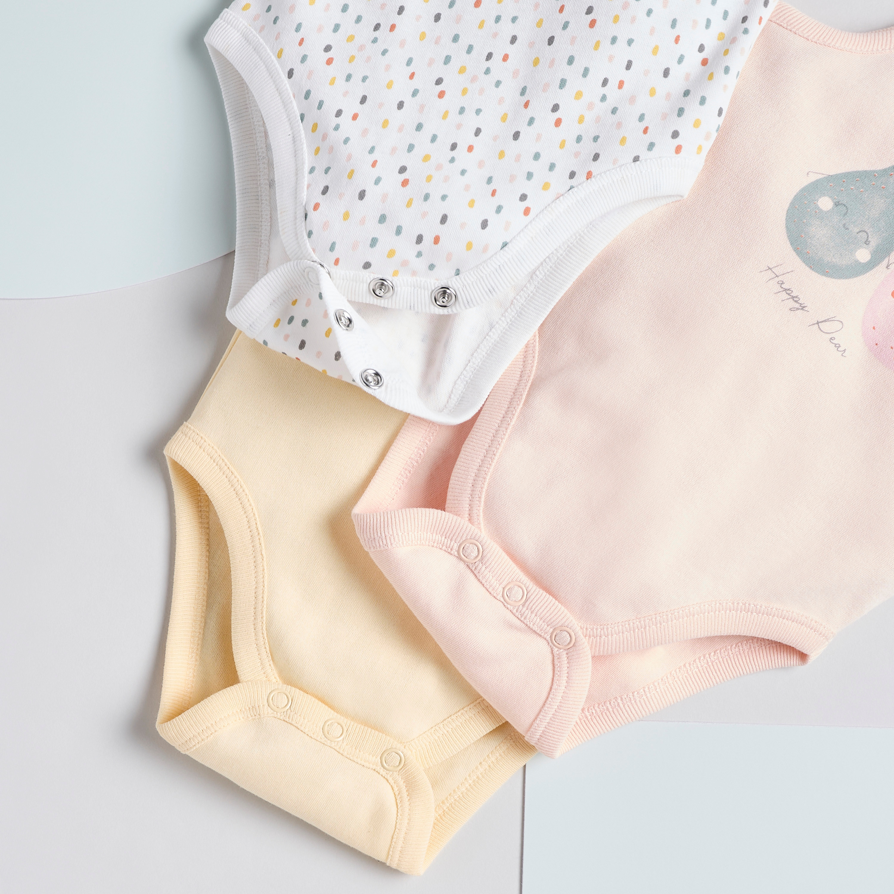 بودي سوت دون أكمام بطبعات من جونيورز - طقم من 3 قطع-baby-girls-clothing-bodysuits-image-6