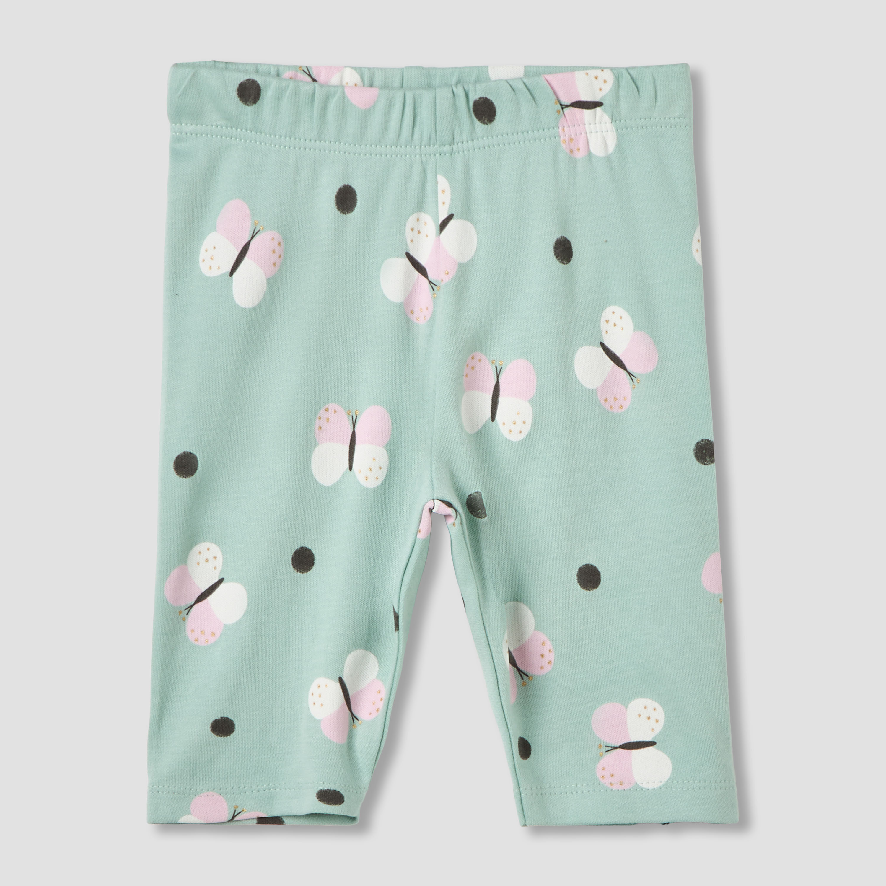 Set of 2 Juniors Cotton Round Neck Long Sleeve Pyjama Set with Butterfly Print-baby-girls-clothing-nightwear-pyjamasets-image-5