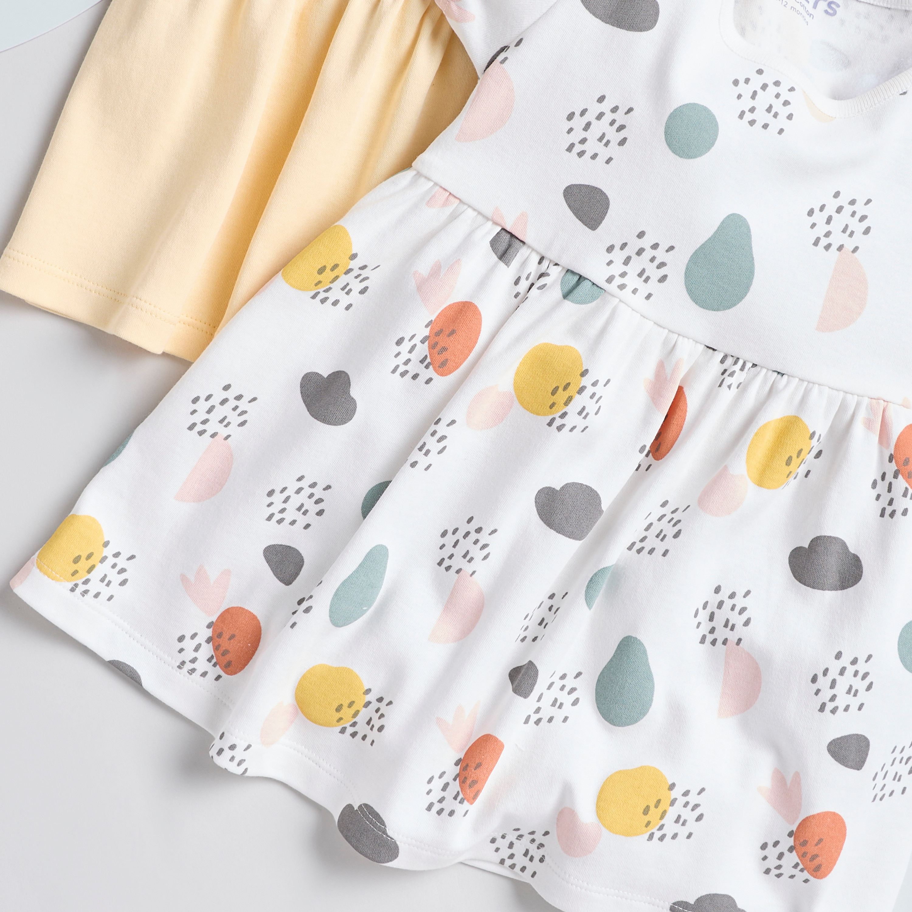 Juniors Printed A-line Dress with Short Sleeves - Set of 2-baby-girls-clothing-dressesandjumpsuits-image-5