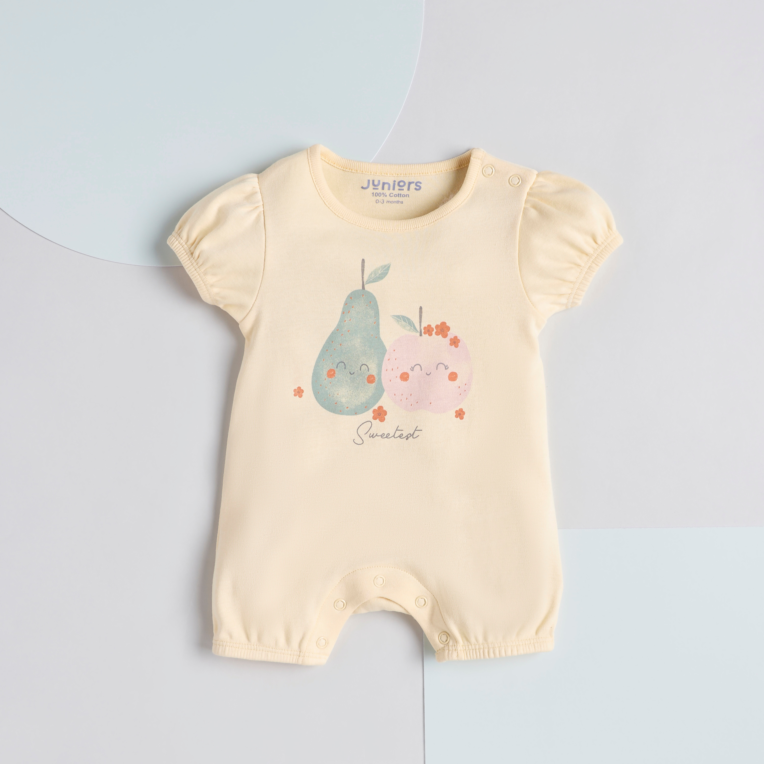 Juniors Printed Sleepsuit and Romper Set-baby-girls-clothing-nightwear-sleepsuits-image-3