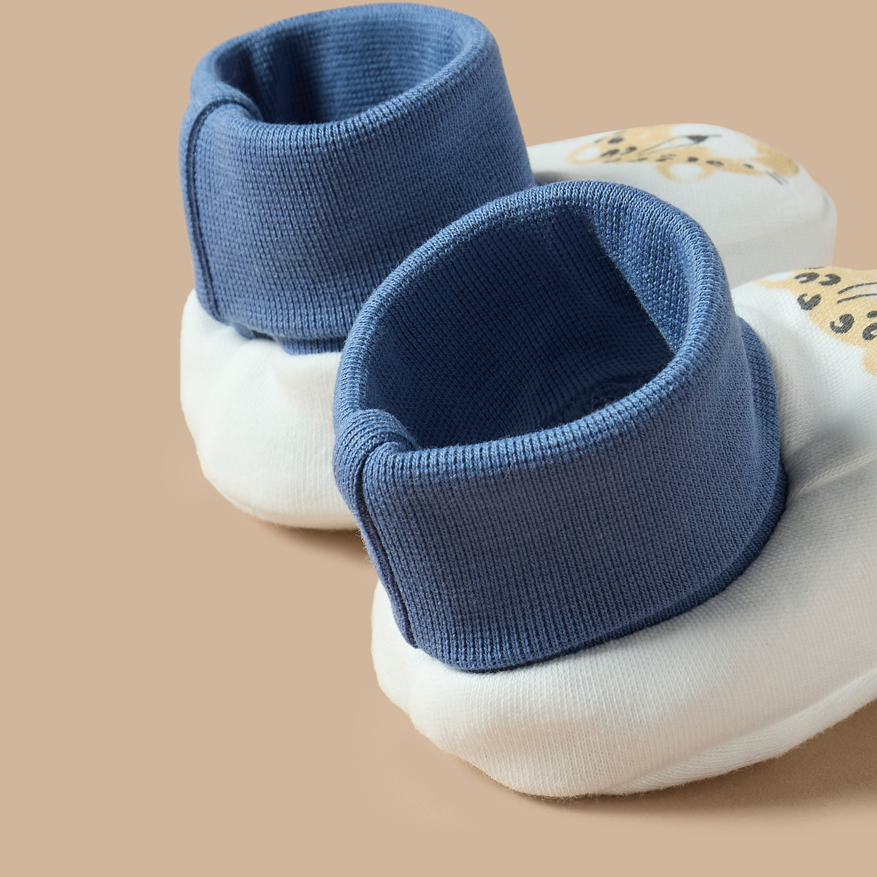 Juniors Printed Slip-On Booties-baby-boys-shoes-booties-image-5