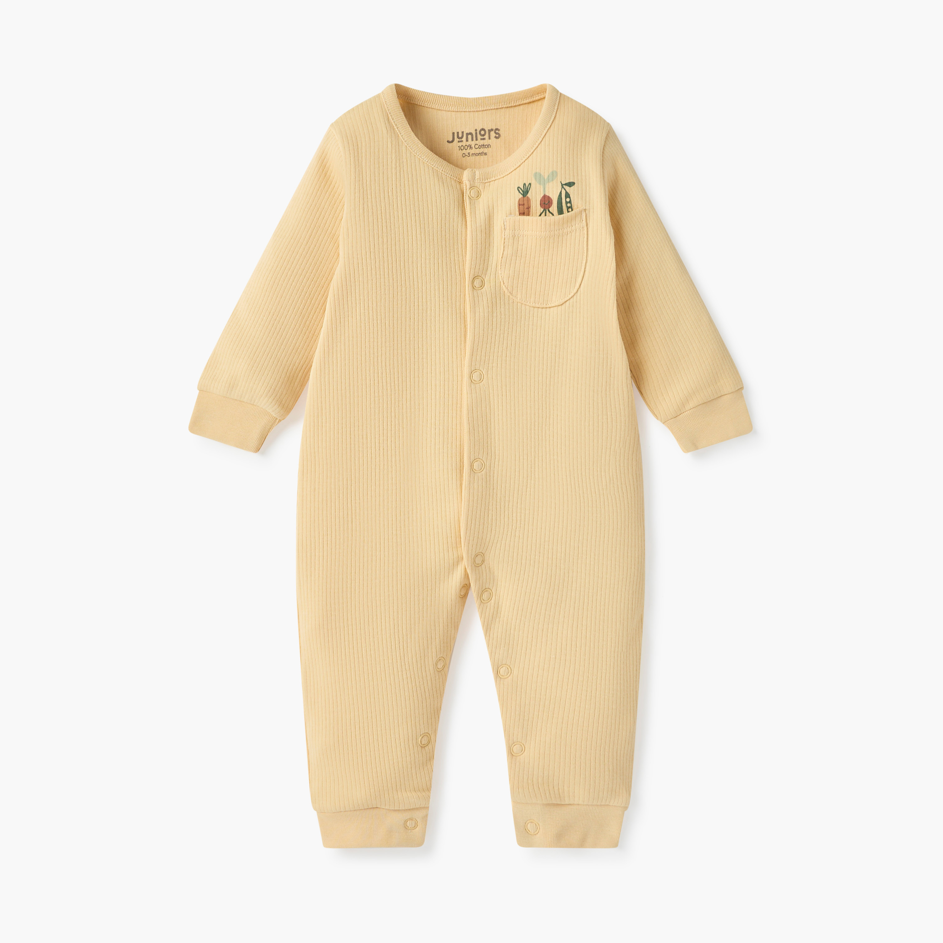 Juniors Printed Long Sleeve Sleepsuit and Romper Set-baby-boys-clothing-nightwear-sleepsuits-image-3