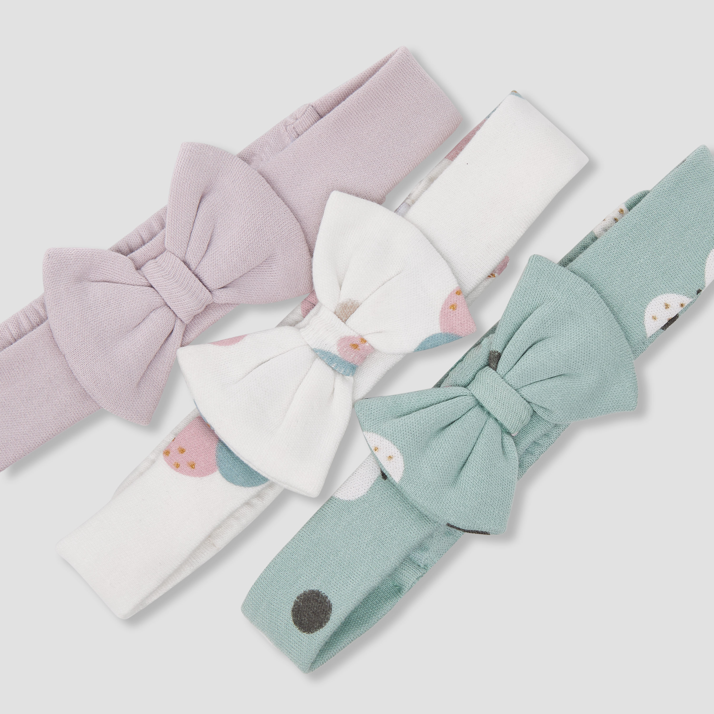 Pack of 3 Juniors Hairband with Bow Accent-baby-girls-accessories-hairaccessories-image-7