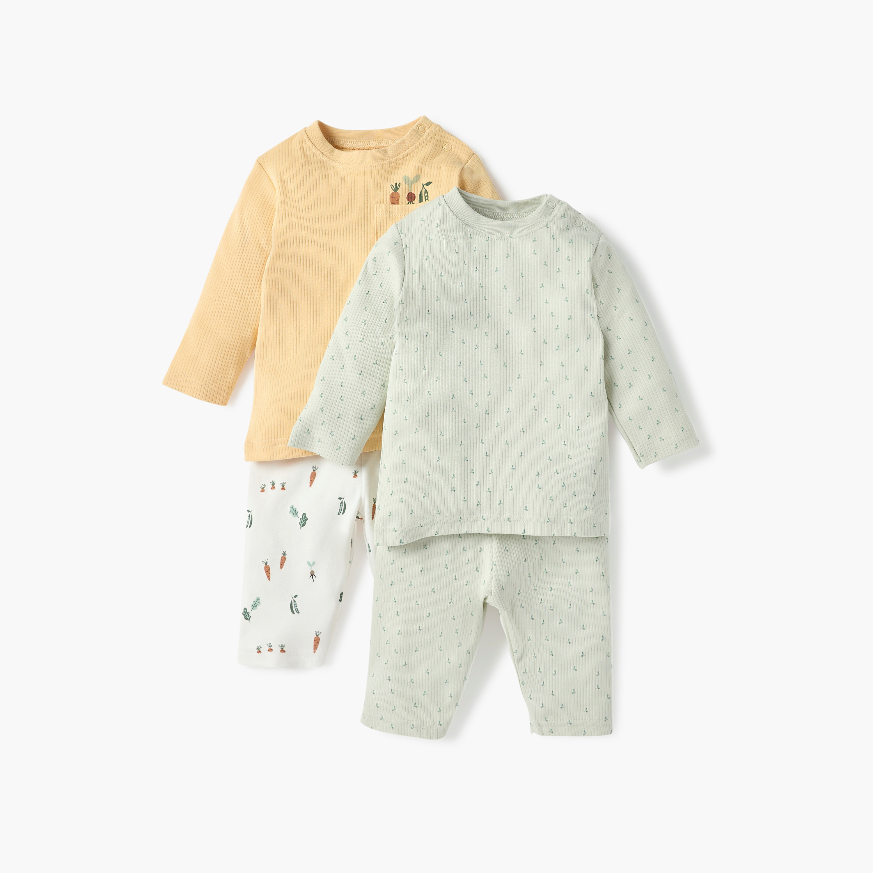 Juniors Printed T-shirt with Pyjama - Set of 2-baby-boys-clothing-nightwear-pyjamasets-image-1