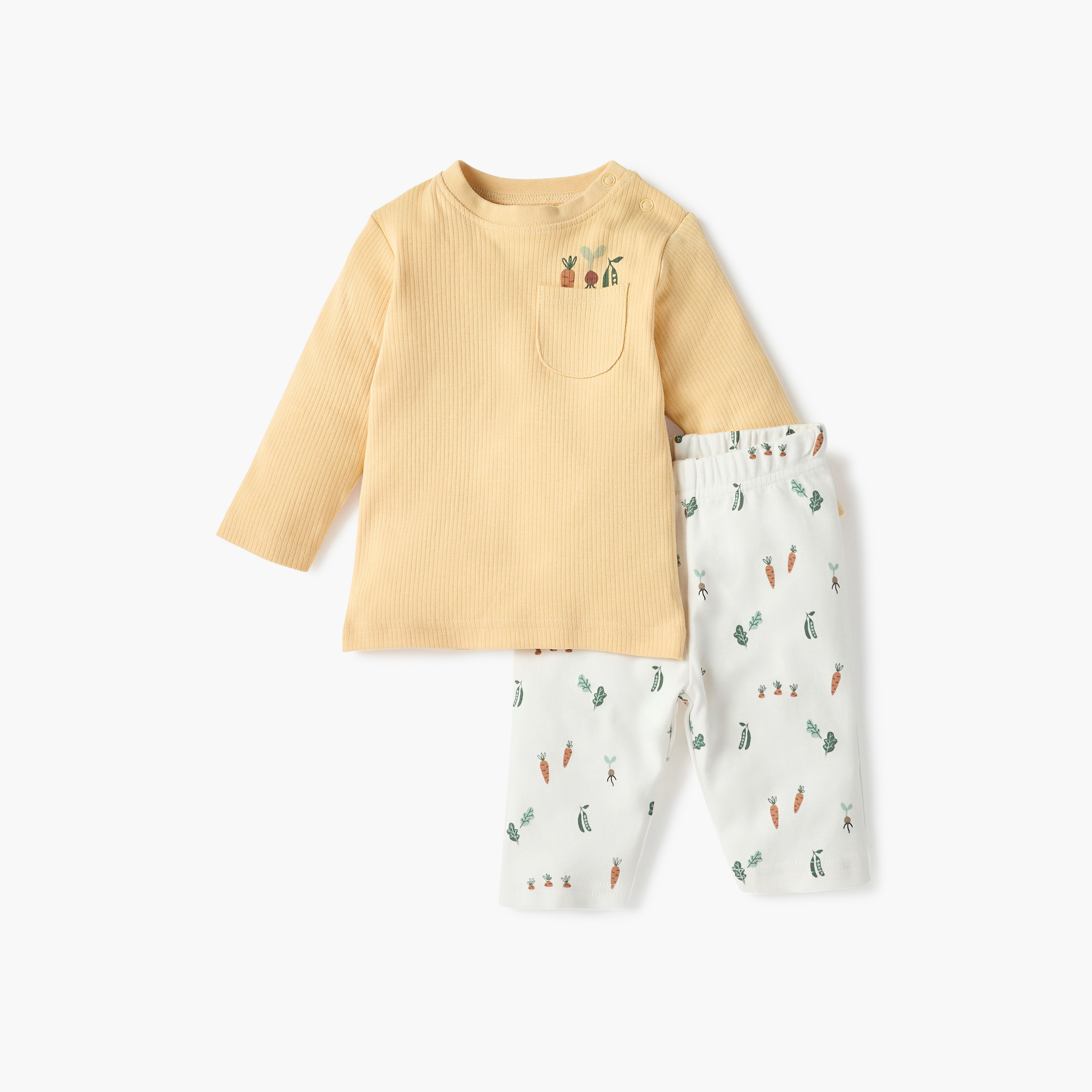 Juniors Printed T-shirt with Pyjama - Set of 2-baby-boys-clothing-nightwear-pyjamasets-image-2