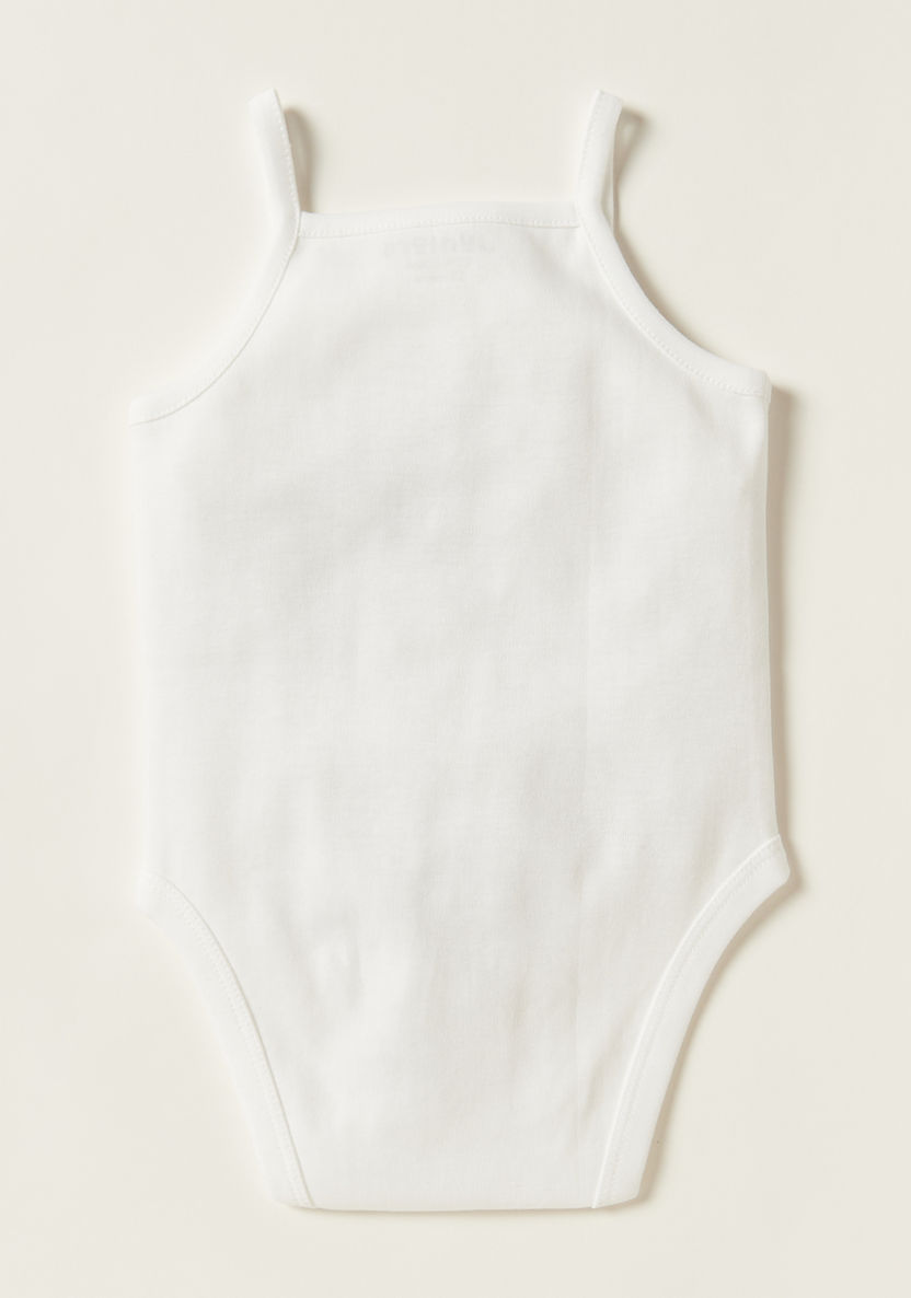 Juniors Solid Sleeveless Bodysuit with Straps and Snap Button Closure-Bodysuits-image-3