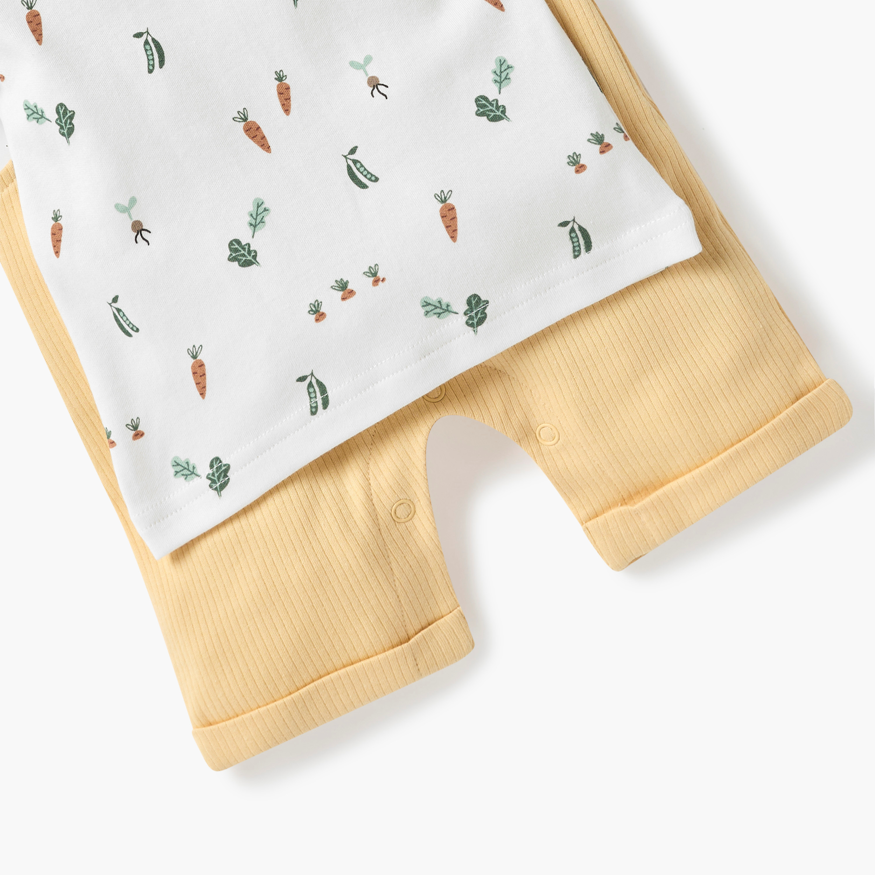 Juniors Printed Dungaree and T-shirt Set-baby-boys-clothing-rompers-image-5