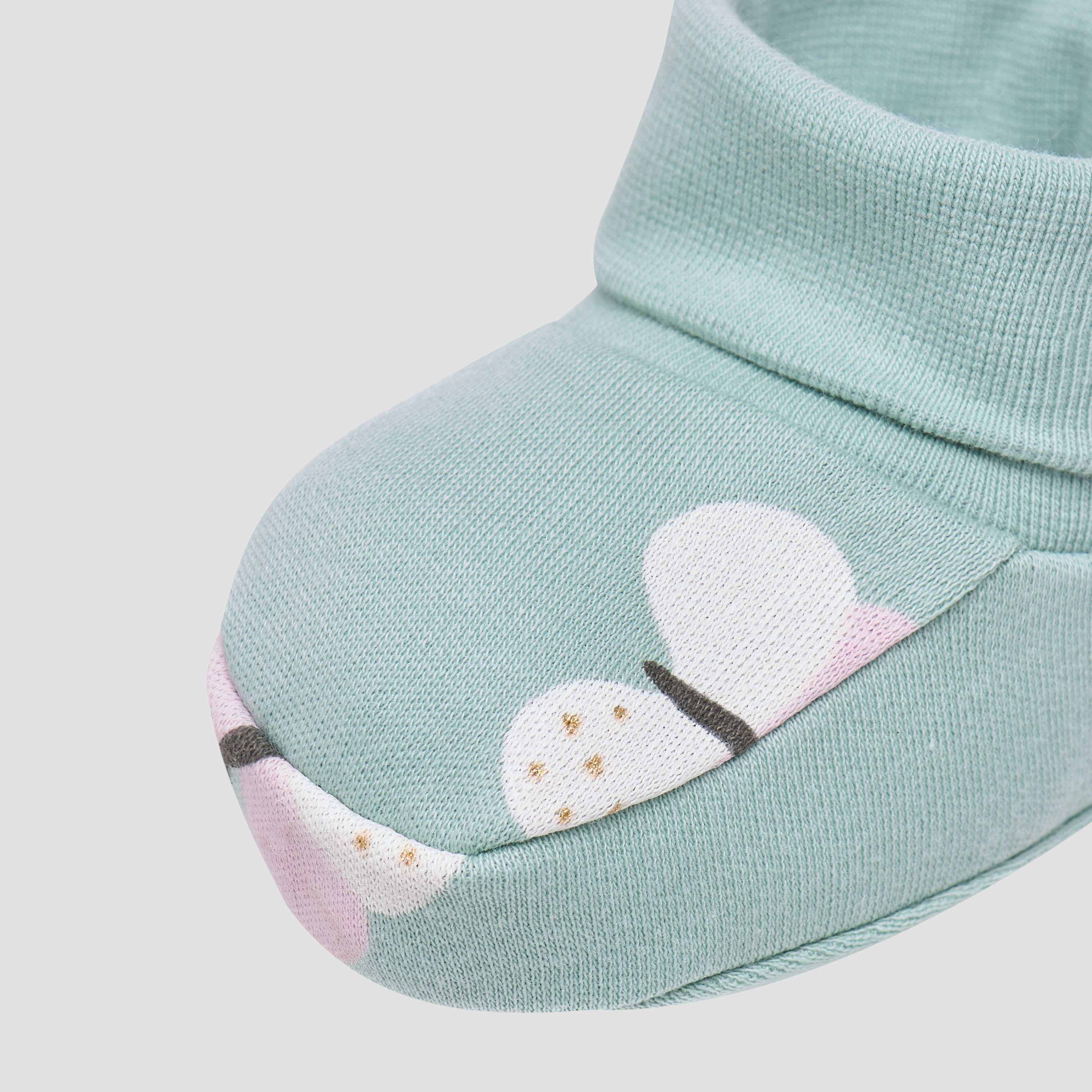 Pack of 2 Juniors Booties with Cuffed Hem, Assorted Print-baby-boys-shoes-booties-image-11