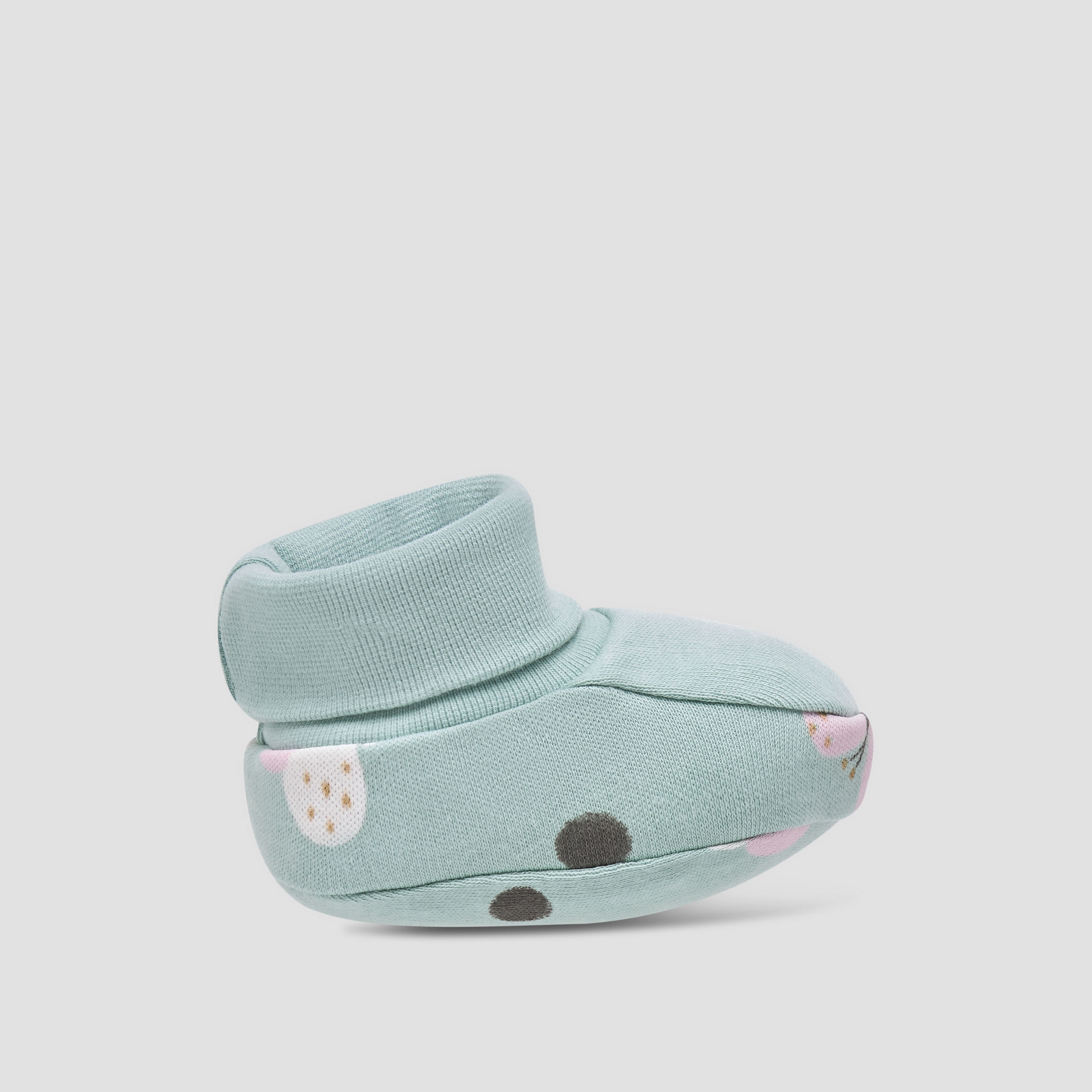 Pack of 2 Juniors Booties with Cuffed Hem, Assorted Print-baby-boys-shoes-booties-image-7