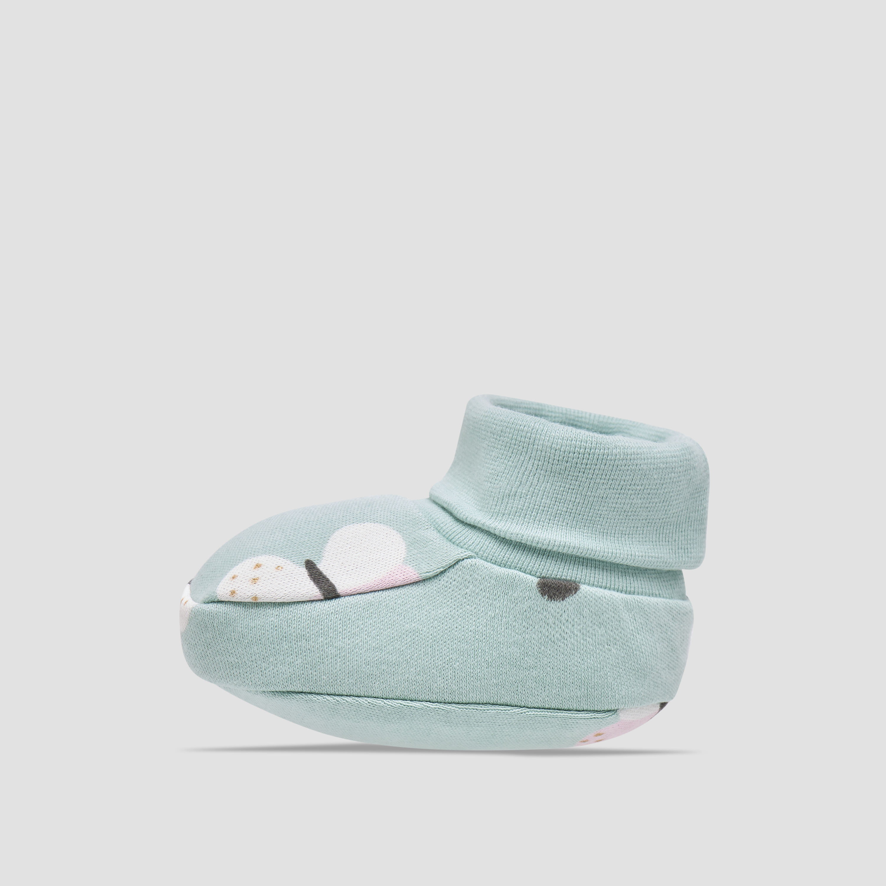 Pack of 2 Juniors Booties with Cuffed Hem, Assorted Print-baby-boys-shoes-booties-image-9