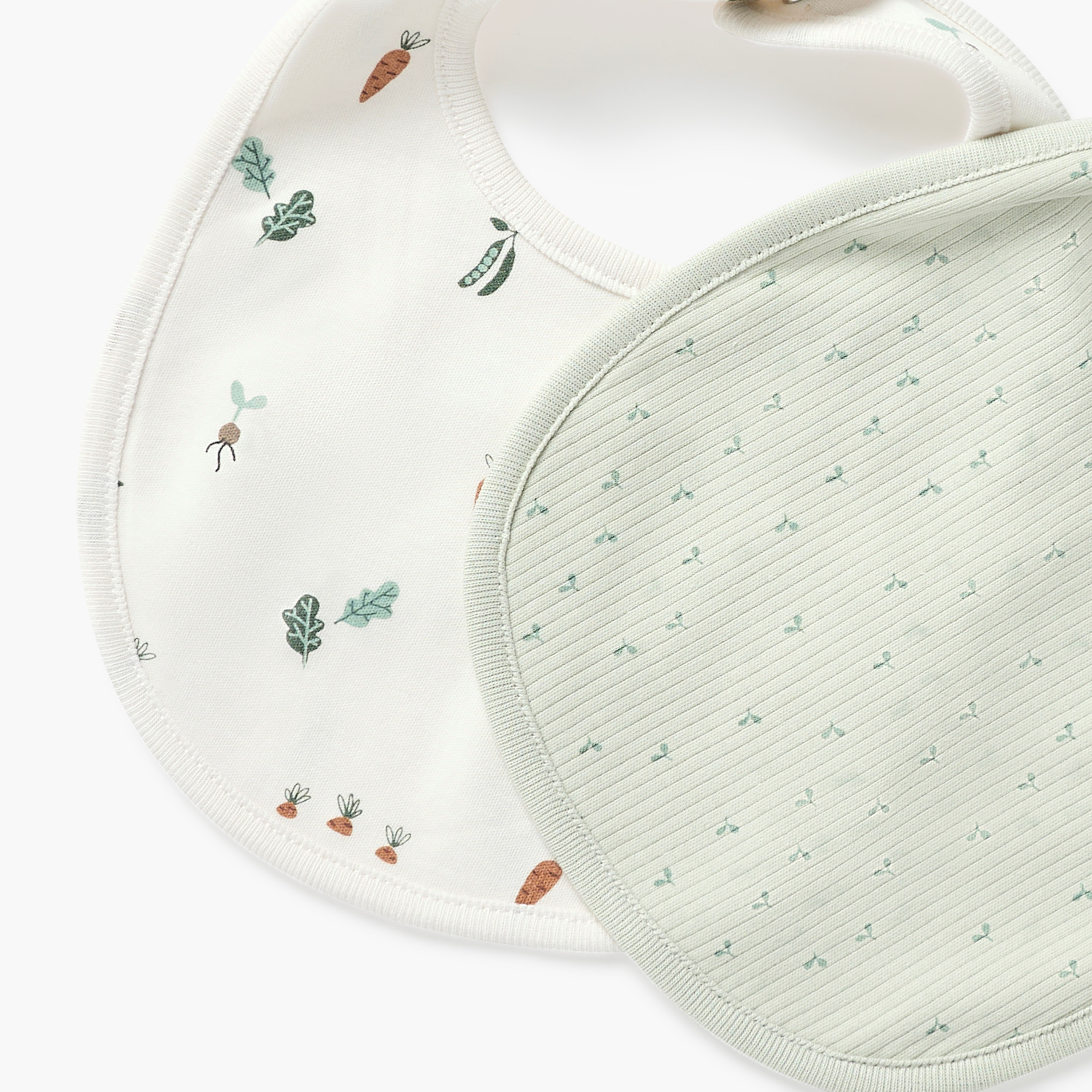 Juniors Printed Bib with Snap Button Closure - Set of 2-baby-feeding-bibs-image-4