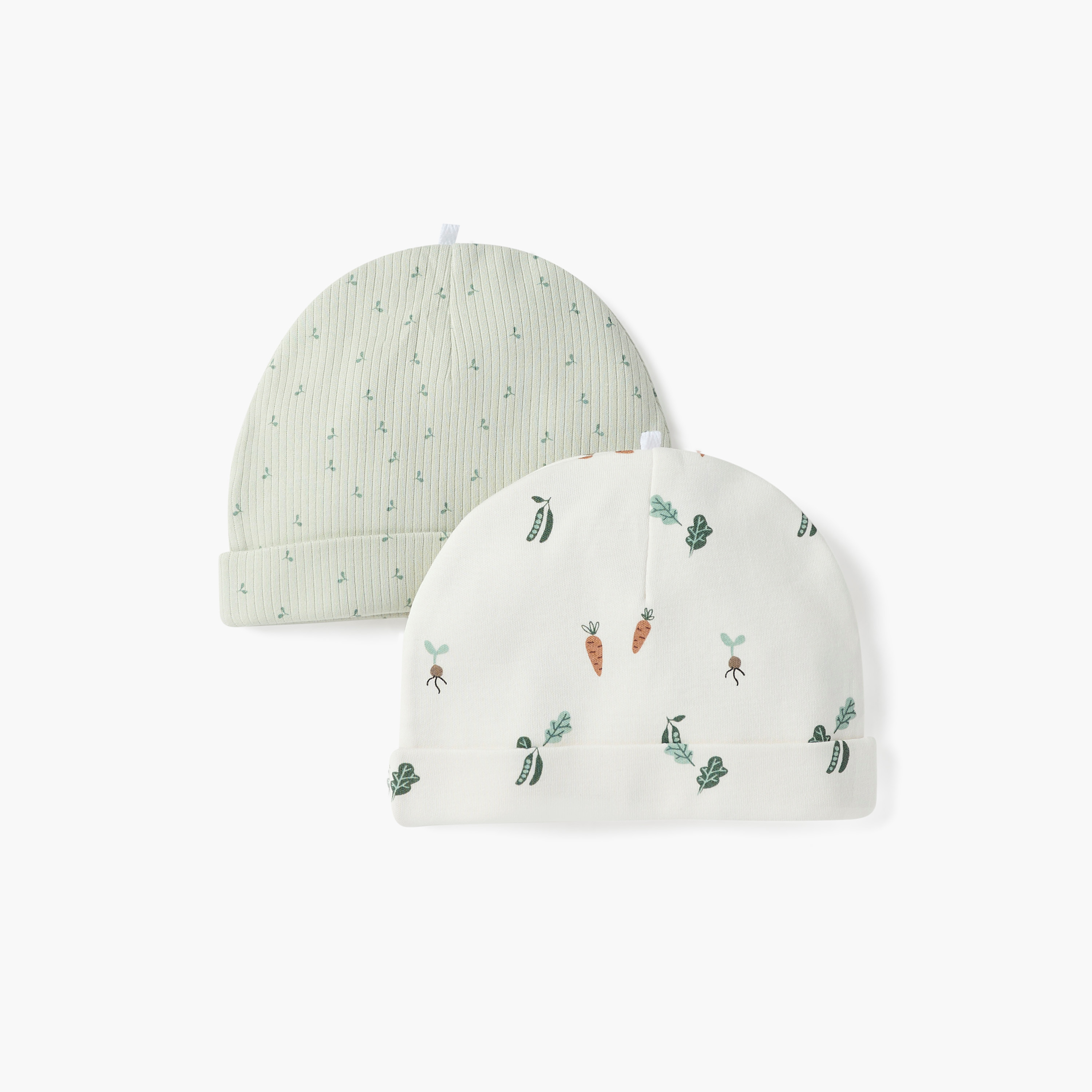 Juniors Printed Beanie Cap - Set of 2-baby-boys-accessories-caps-image-1