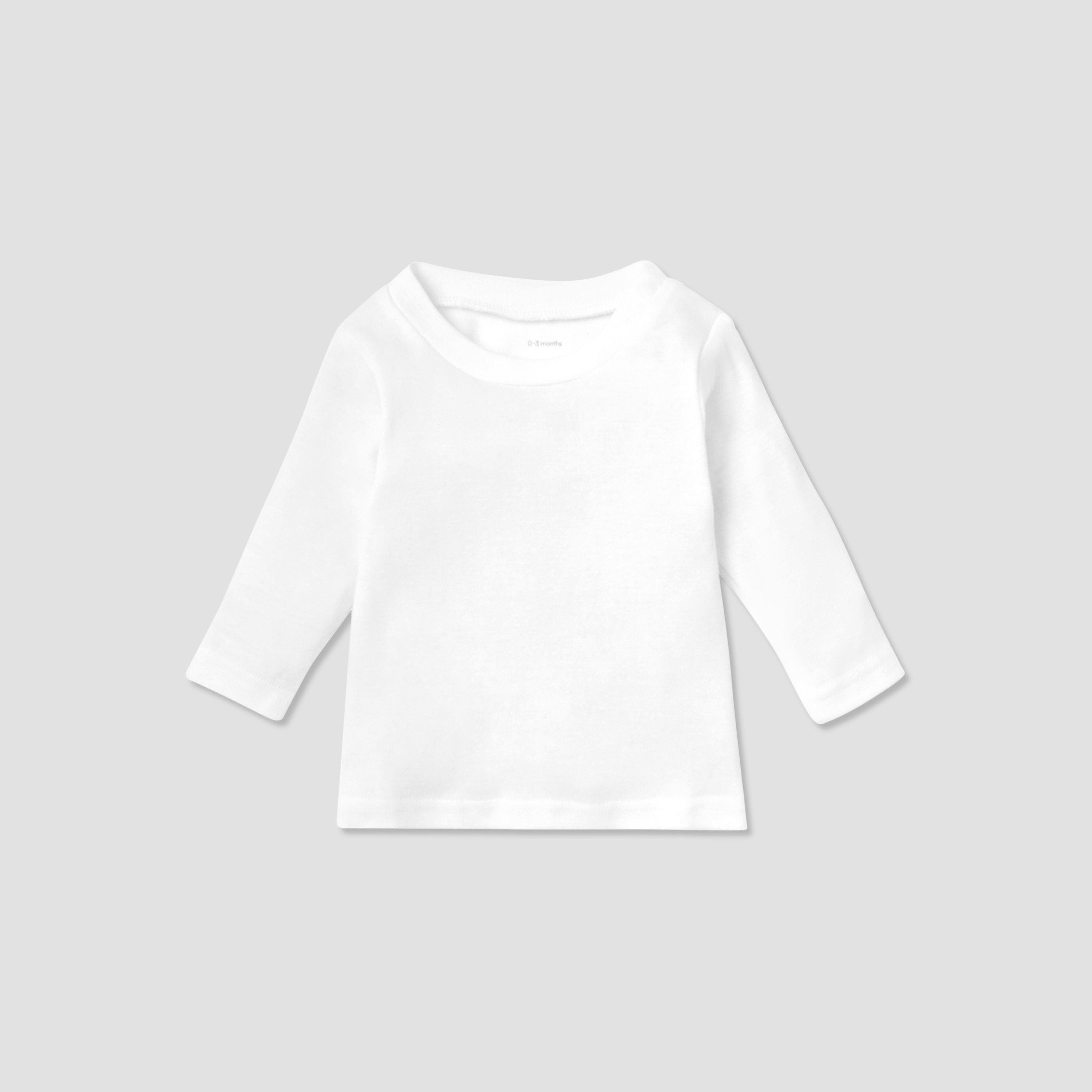 Love Earth Solid Round Neck Organic T-shirt with Long Sleeves - Set of 3-baby-boys-clothing-tshirtsandpolos-image-2