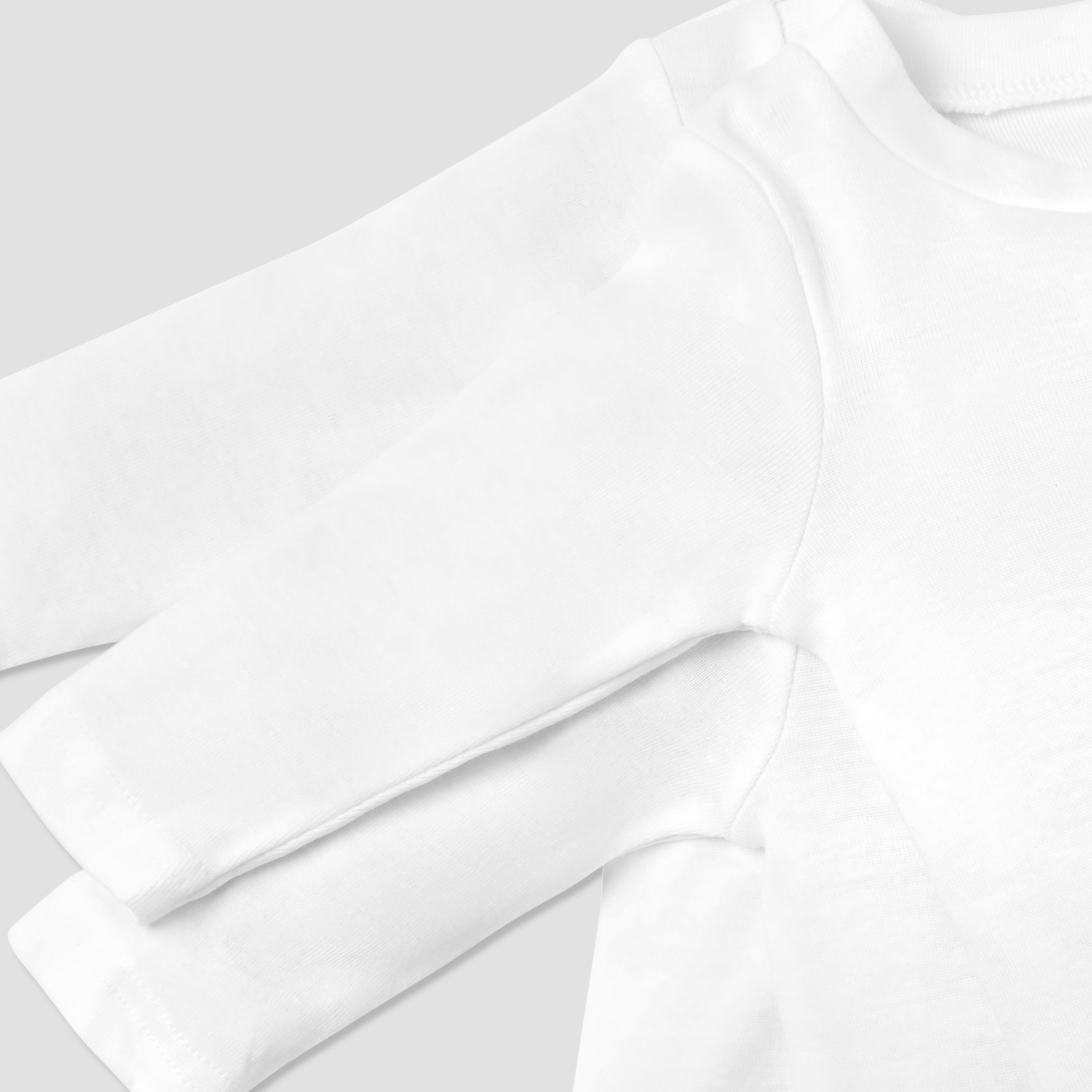 Love Earth Solid Round Neck Organic T-shirt with Long Sleeves - Set of 3-baby-boys-clothing-tshirtsandpolos-image-4