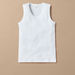 Love Earth Solid Organic Vest - Set of 3-Innerwear-thumbnail-1