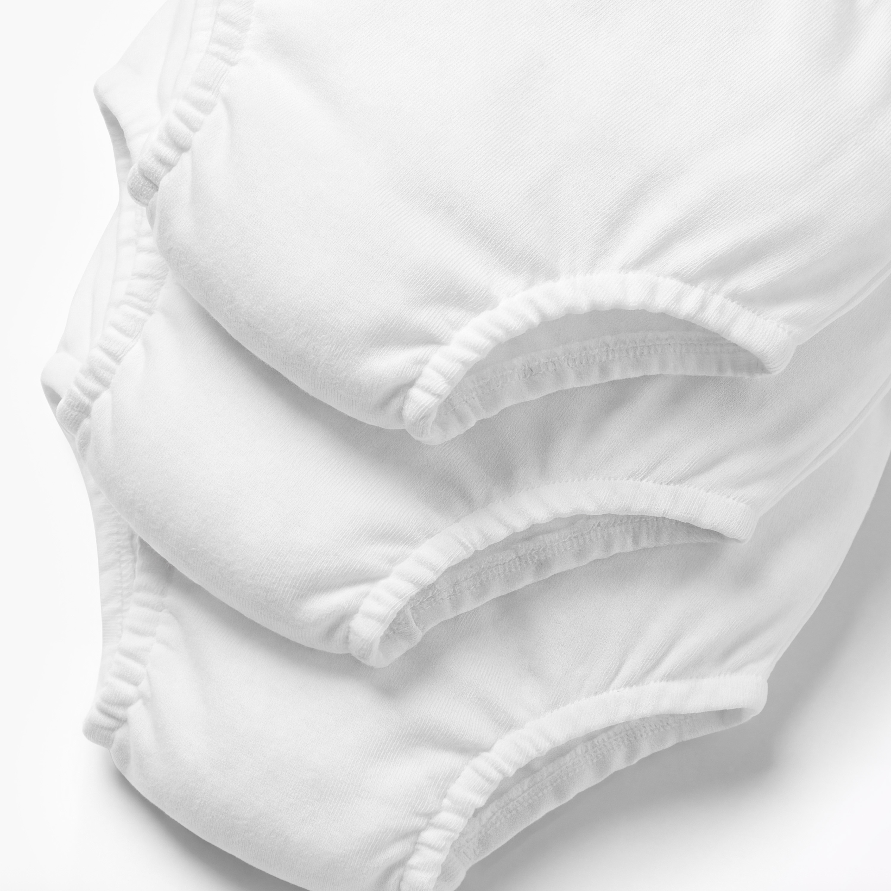 Love Earth Solid Organic Briefs - Set of 3-baby-girls-clothing-innerwear-image-3