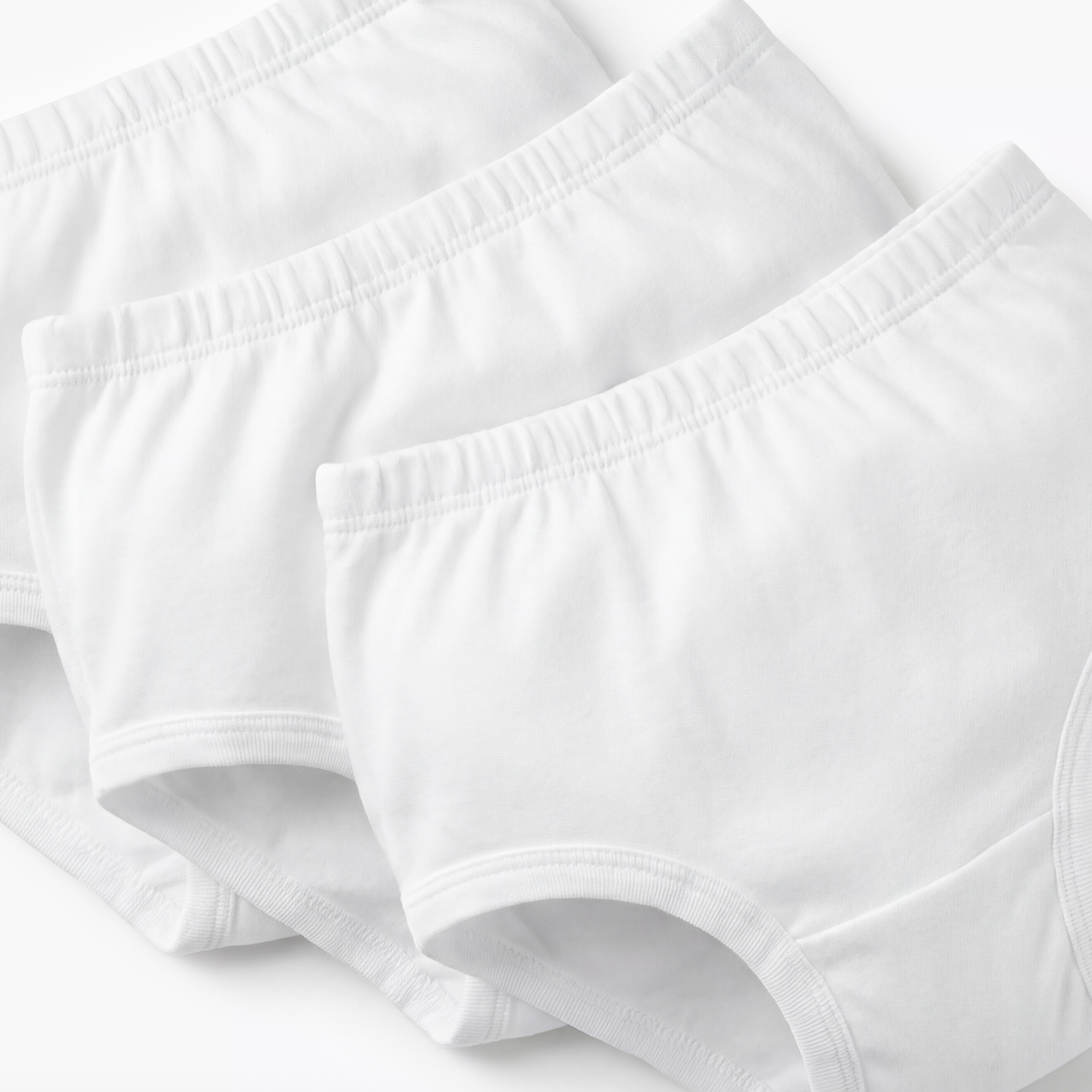 Love Earth Solid Organic Briefs - Set of 3-baby-girls-clothing-innerwear-image-4