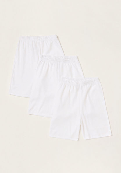 Love Earth Solid Organic Shorts - Set of 3
