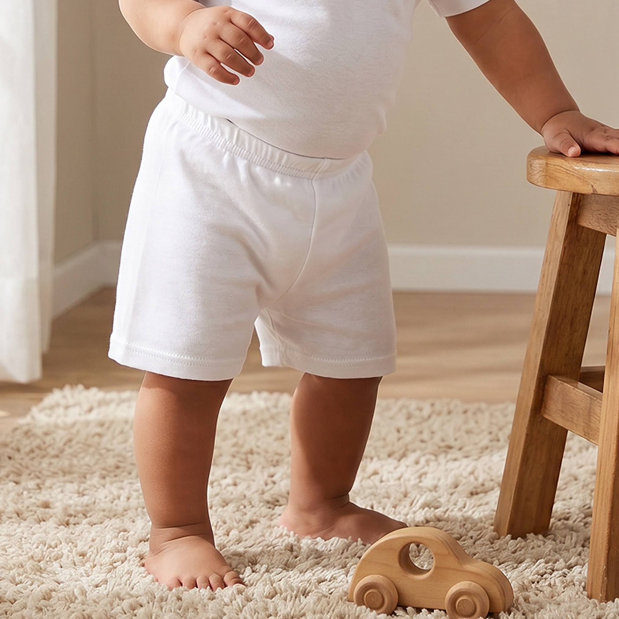 Love Earth Solid Organic Shorts - Set of 3-baby-boys-clothing-bottoms-shorts-image-2