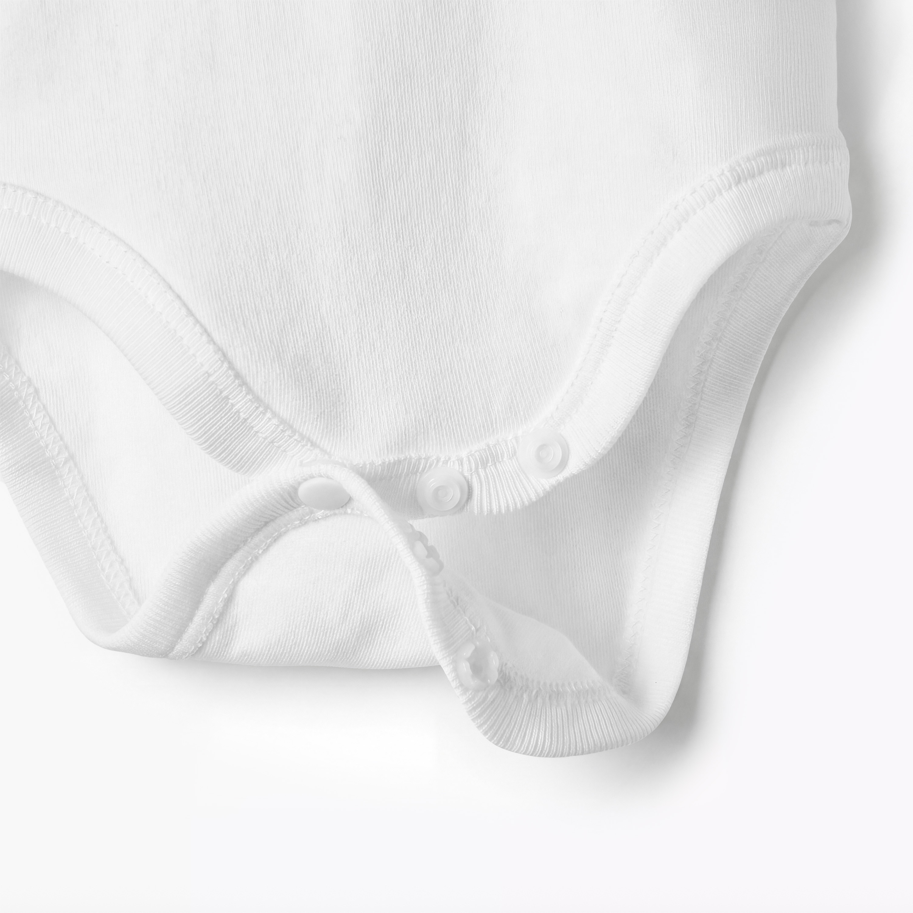 Love Earth Solid Organic Bodysuit with Round Neck - Set of 5-baby-boys-clothing-bodysuits-image-4