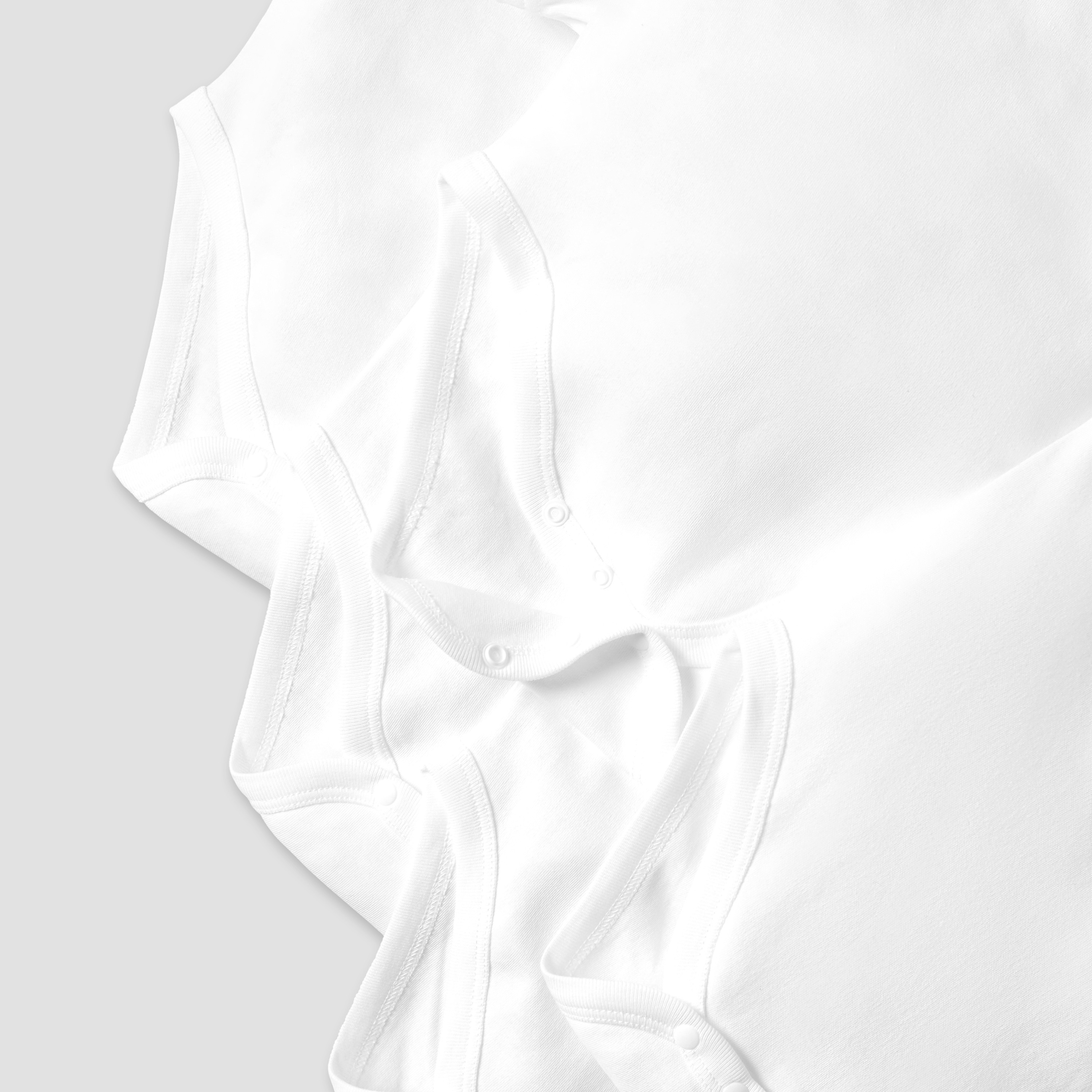 Love Earth Solid Organic Bodysuit with Round Neck - Set of 5-baby-boys-clothing-bodysuits-image-5