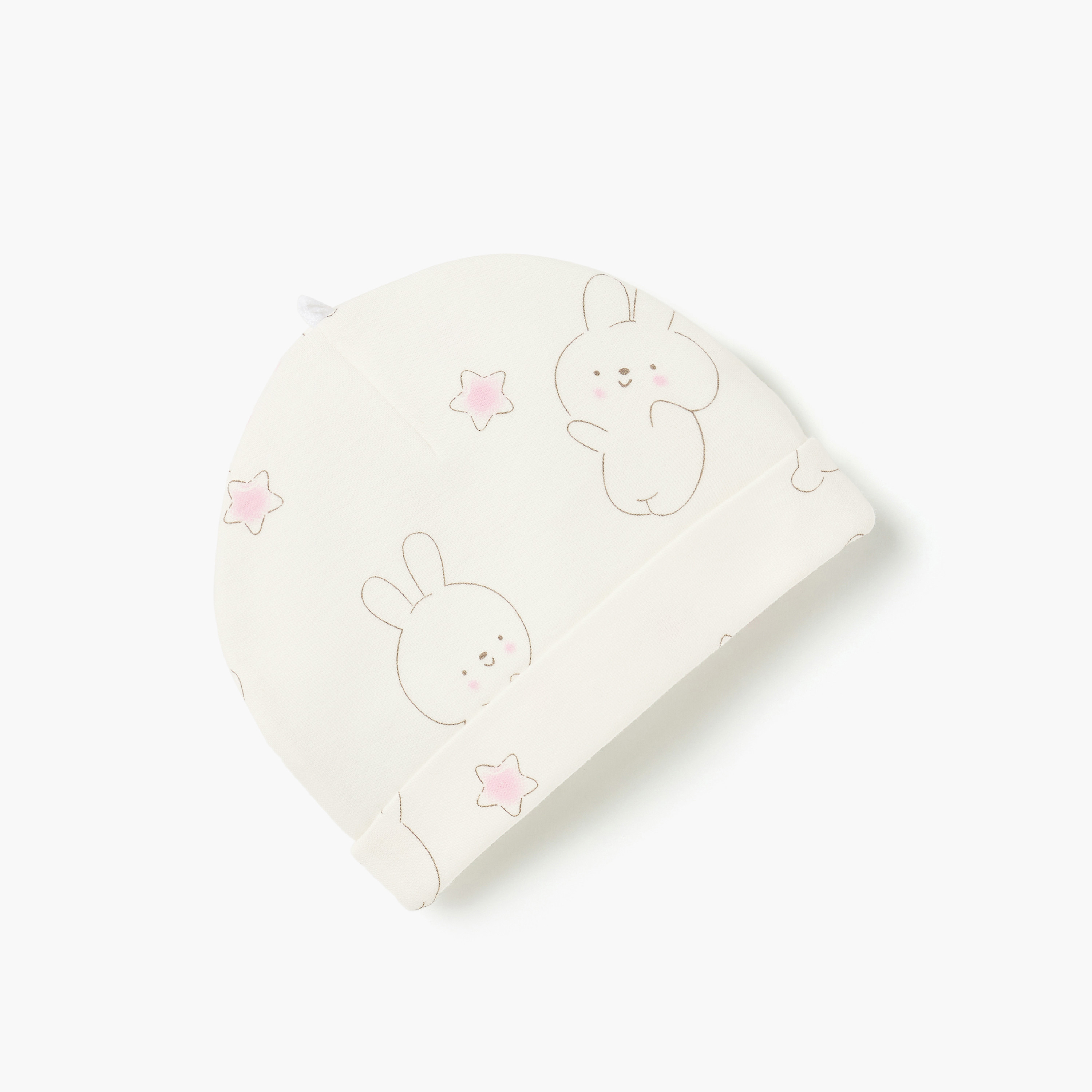 Juniors Printed Beanie - Set of 2-baby-girls-accessories-caps-image-3