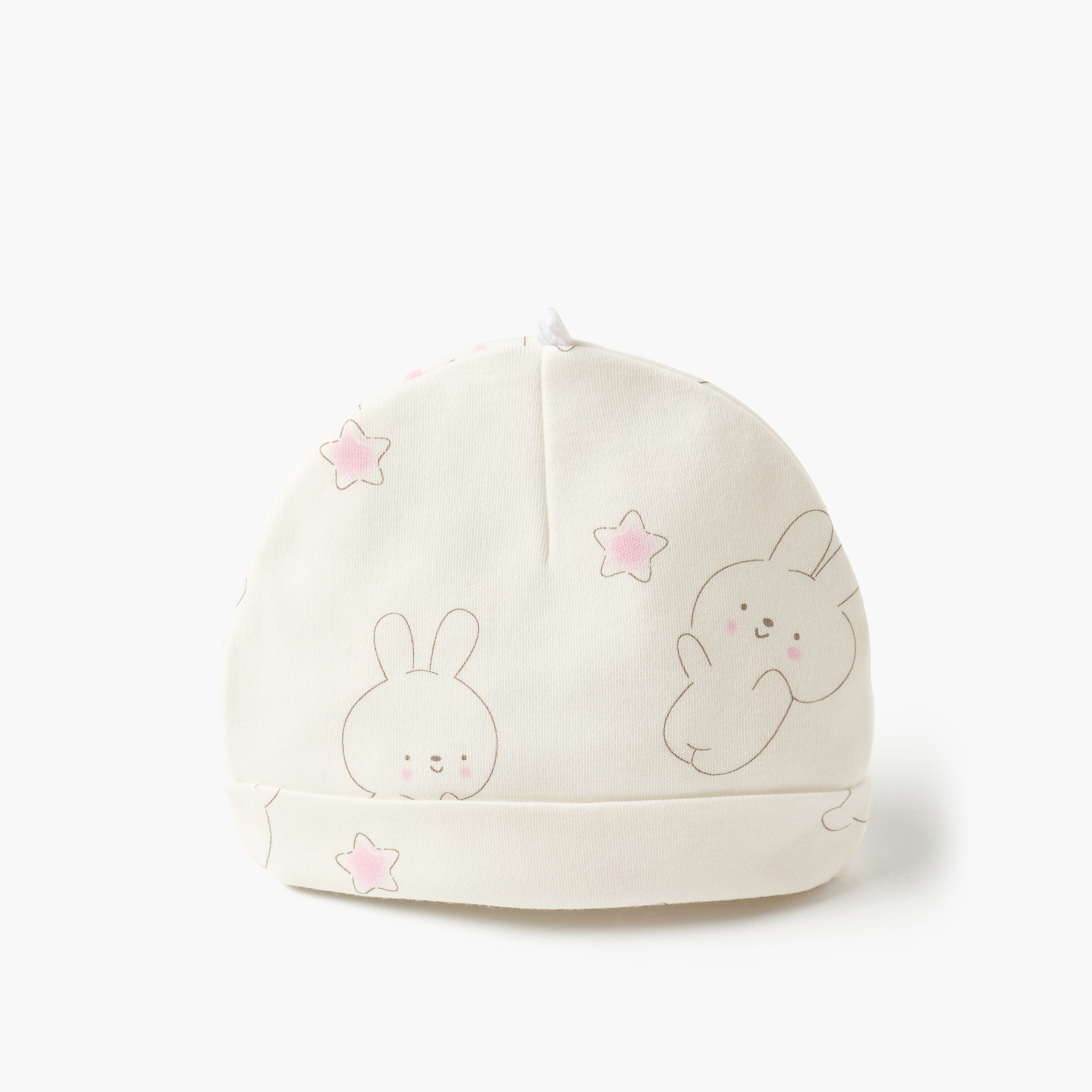 Juniors Printed Beanie - Set of 2-baby-girls-accessories-caps-image-5