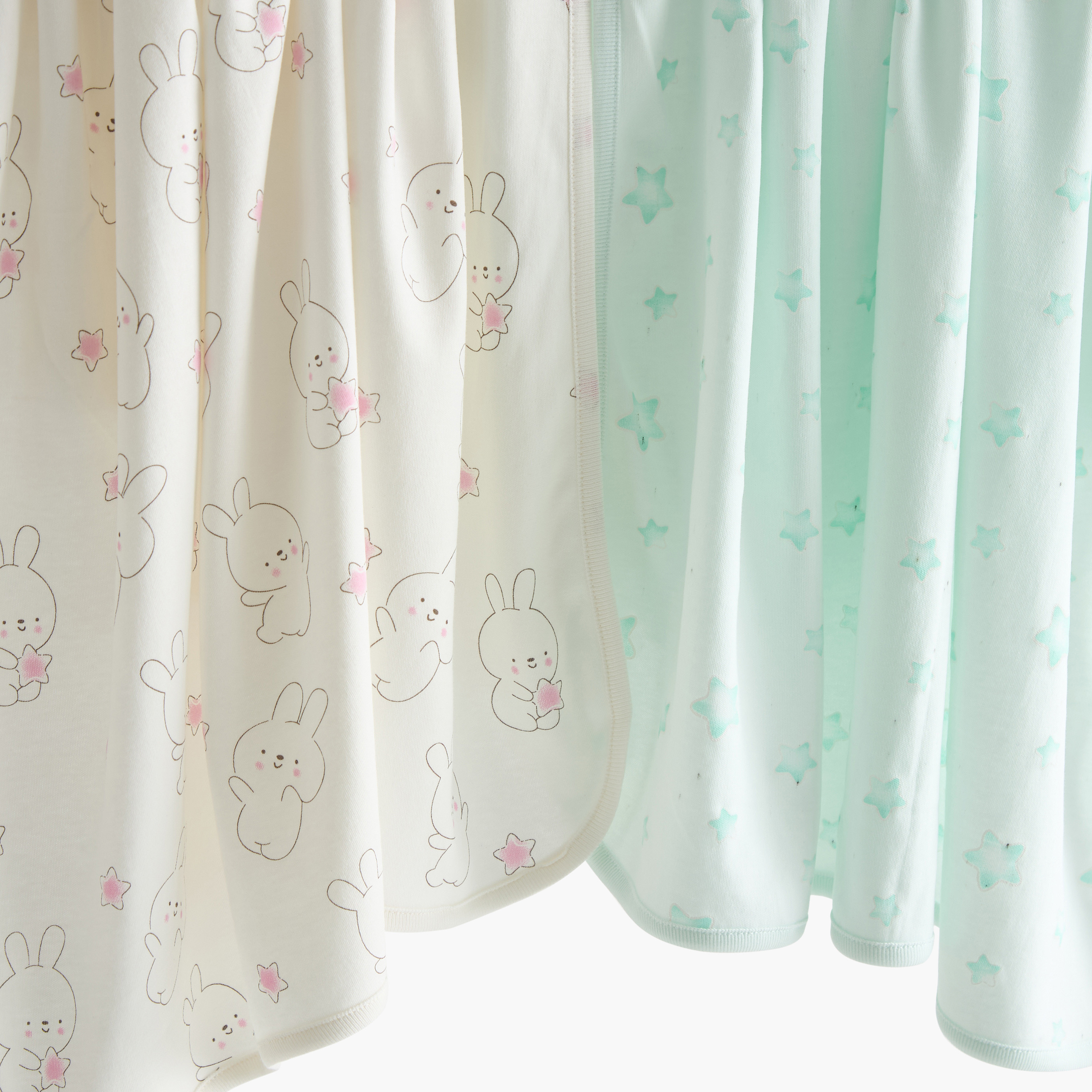Juniors 2-Piece Printed Receiving Blanket Set - 70x70 cm-baby-nursery-blanketsandswaddles-receivingblankets-image-4