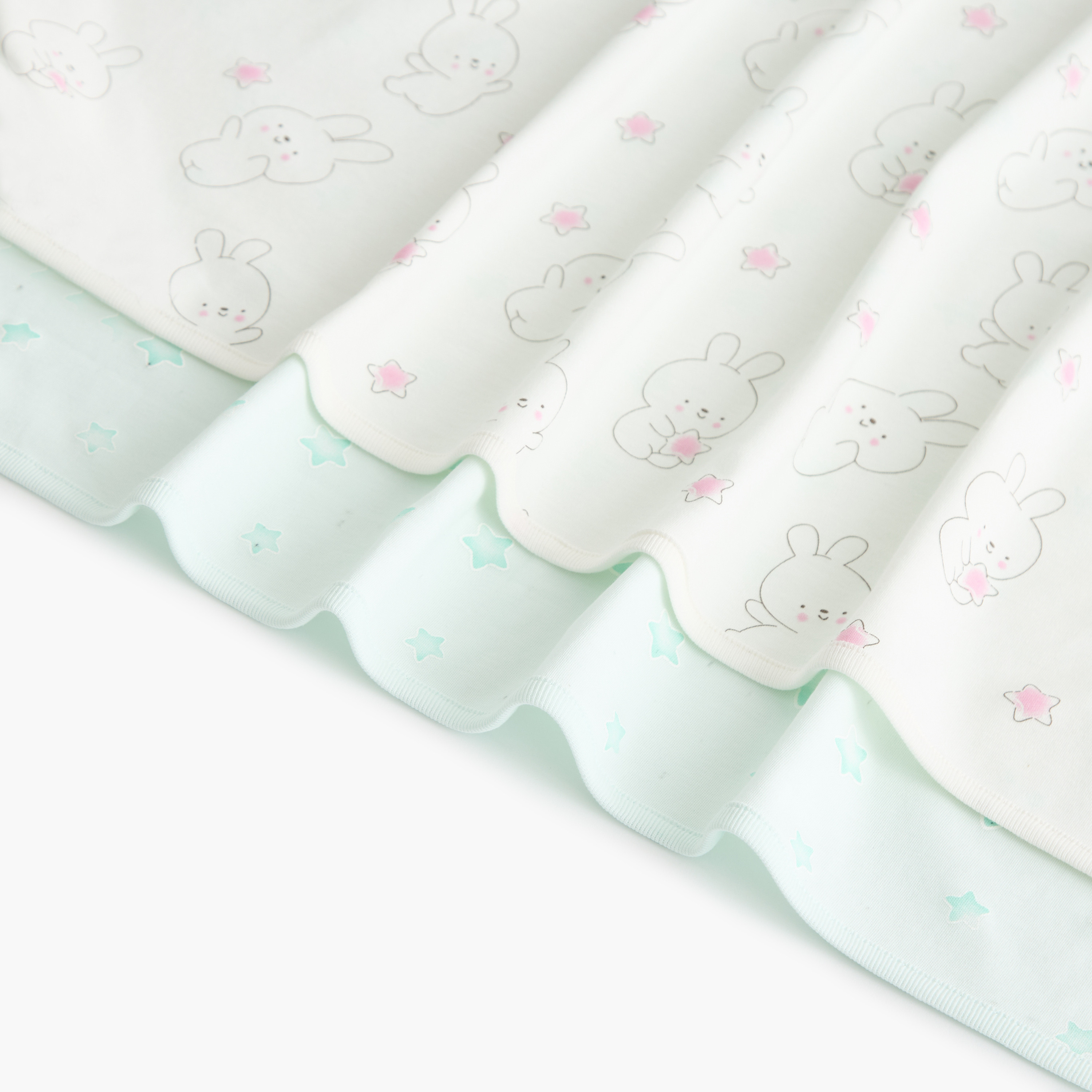 Juniors 2-Piece Printed Receiving Blanket Set - 70x70 cm-baby-nursery-blanketsandswaddles-receivingblankets-image-5