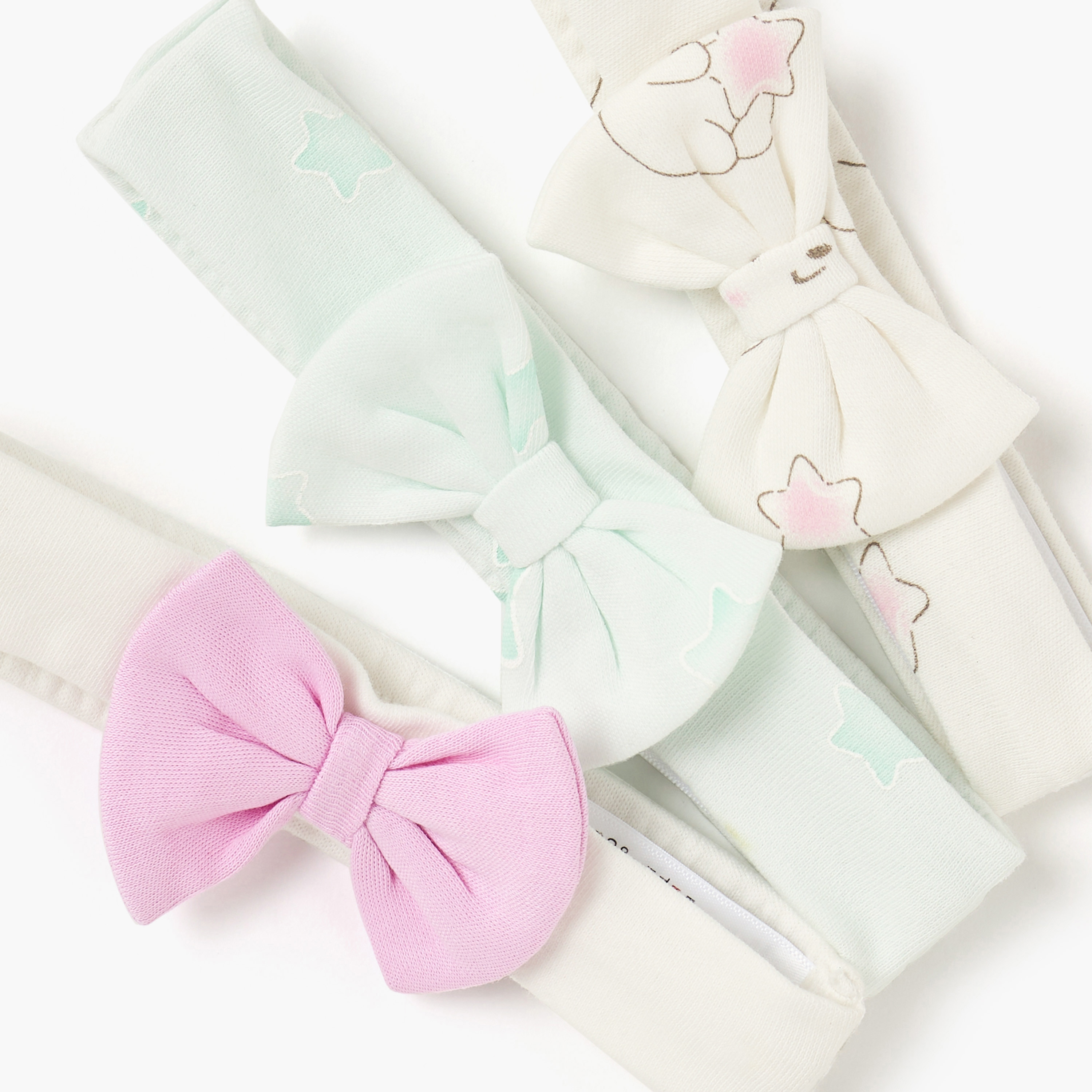 Juniors Bow Accent Hairband - Set of 3-baby-girls-accessories-hairaccessories-image-5