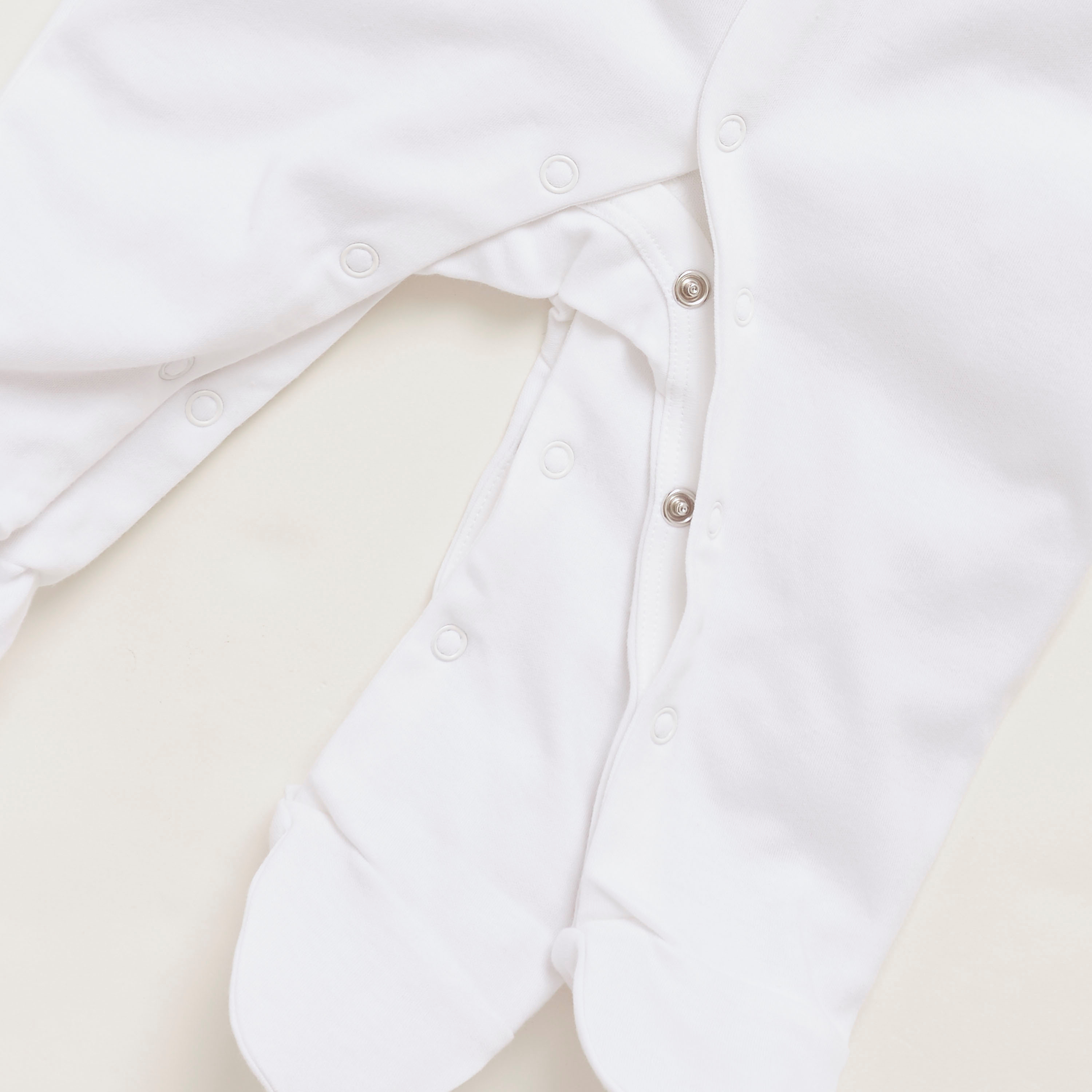 Juniors Solid Closed Feet Sleepsuit with Long Sleeves - Set of 2-baby-girls-clothing-nightwear-sleepsuits-image-3