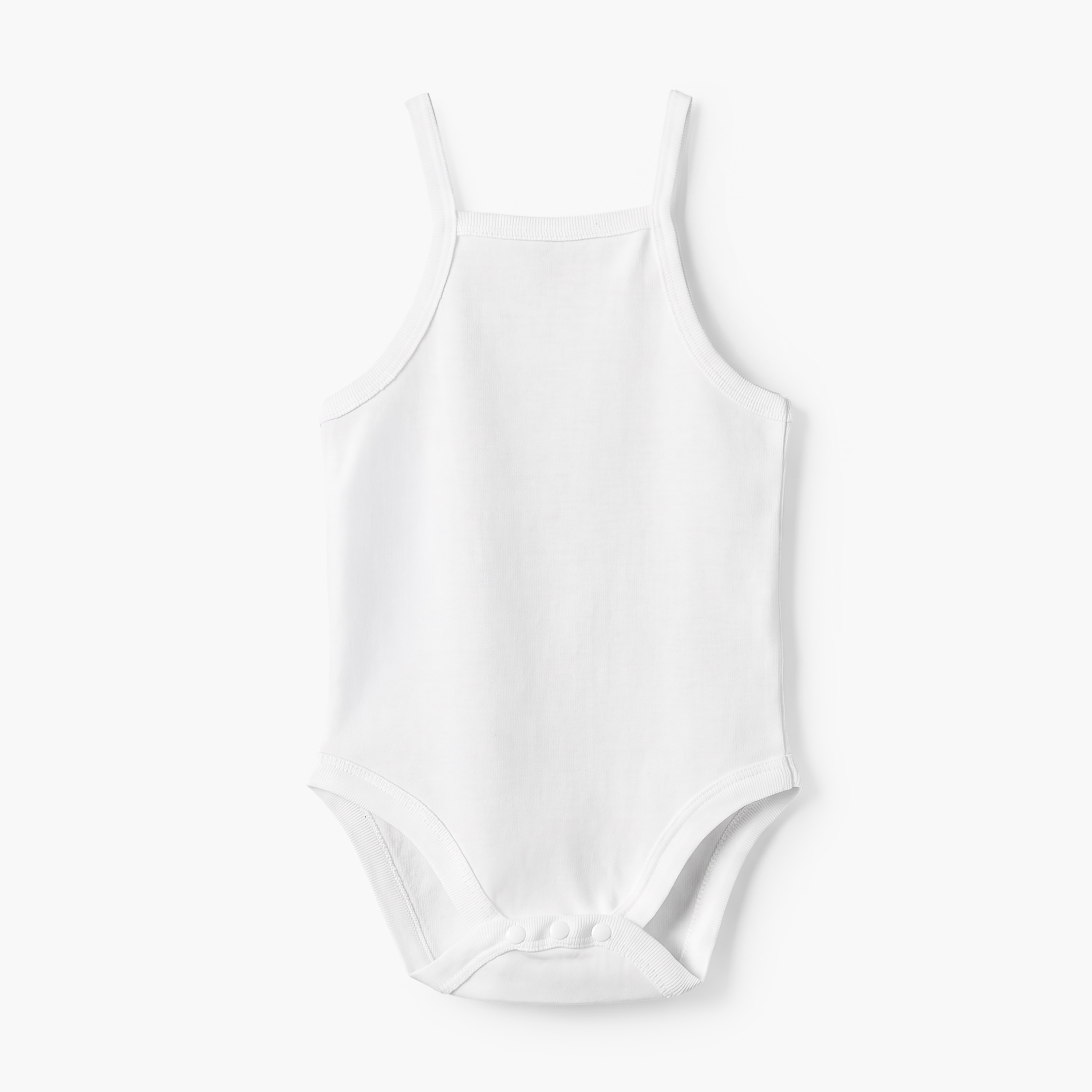 Juniors Solid Sleeveless Bodysuit - Set of 7-baby-girls-clothing-bodysuits-image-9