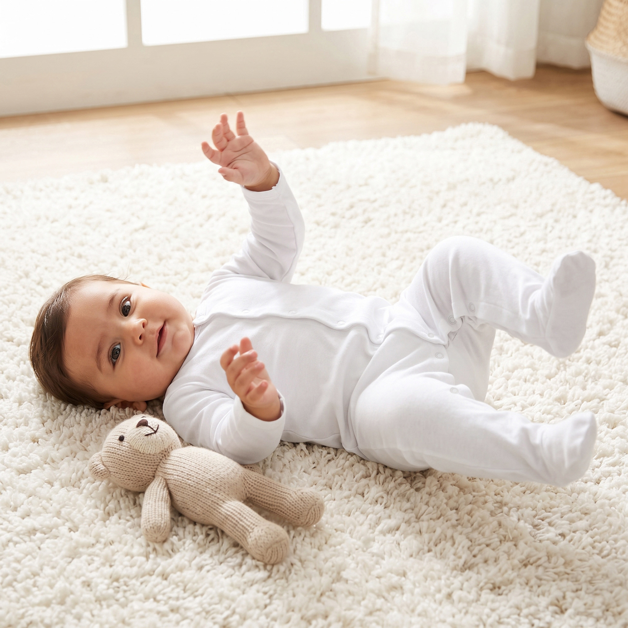 بدلات نوم سادة بأكمام طويلة من لاف إيرث - طقم من 3 قطع-baby-boys-clothing-multipacks-image-2