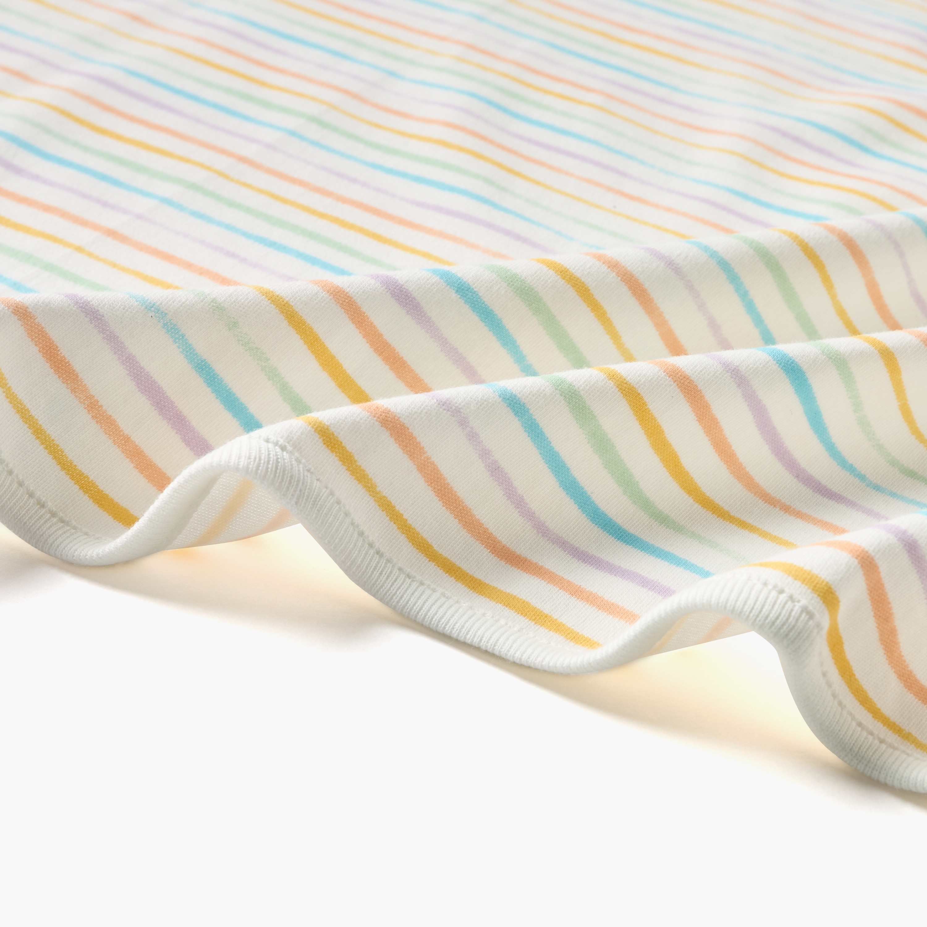 Juniors Striped Receiving Blanket - 70x70 cm-baby-nursery-blanketsandswaddles-receivingblankets-image-3