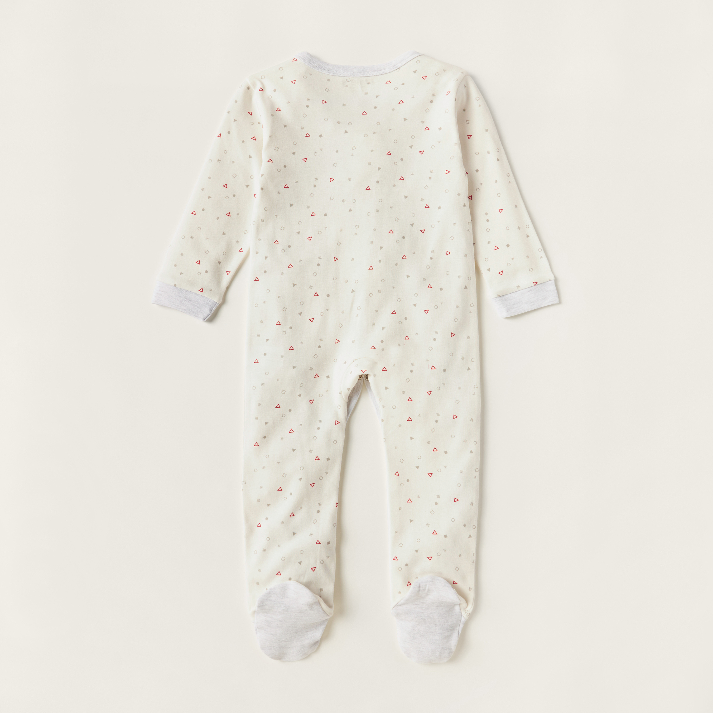 Juniors Printed Closed Feet Sleepsuit with Snap Button Closure-baby-boys-clothing-nightwear-sleepsuits-image-4