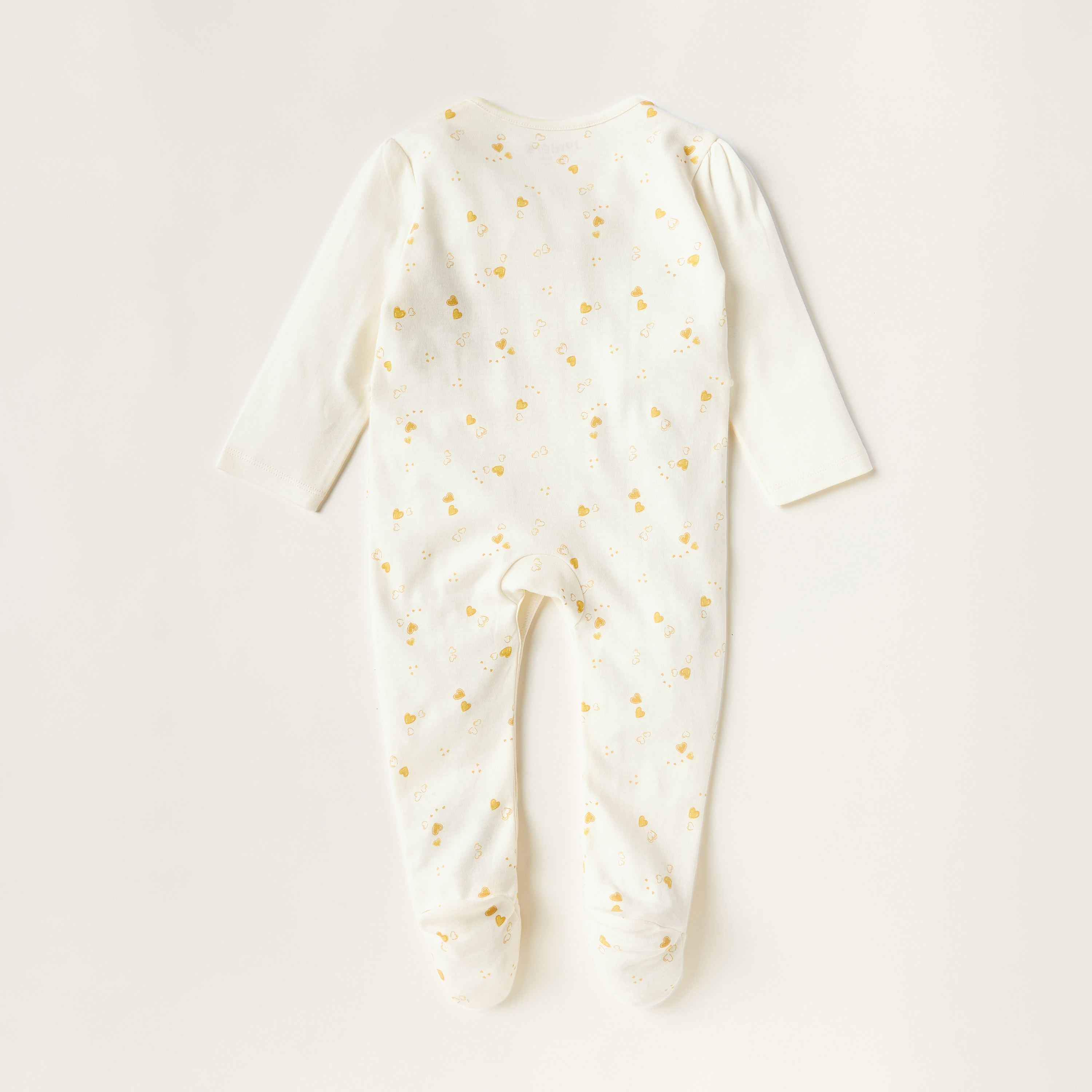 Juniors Printed Sleepsuit with Long Sleeves-baby-girls-clothing-nightwear-sleepsuits-image-4