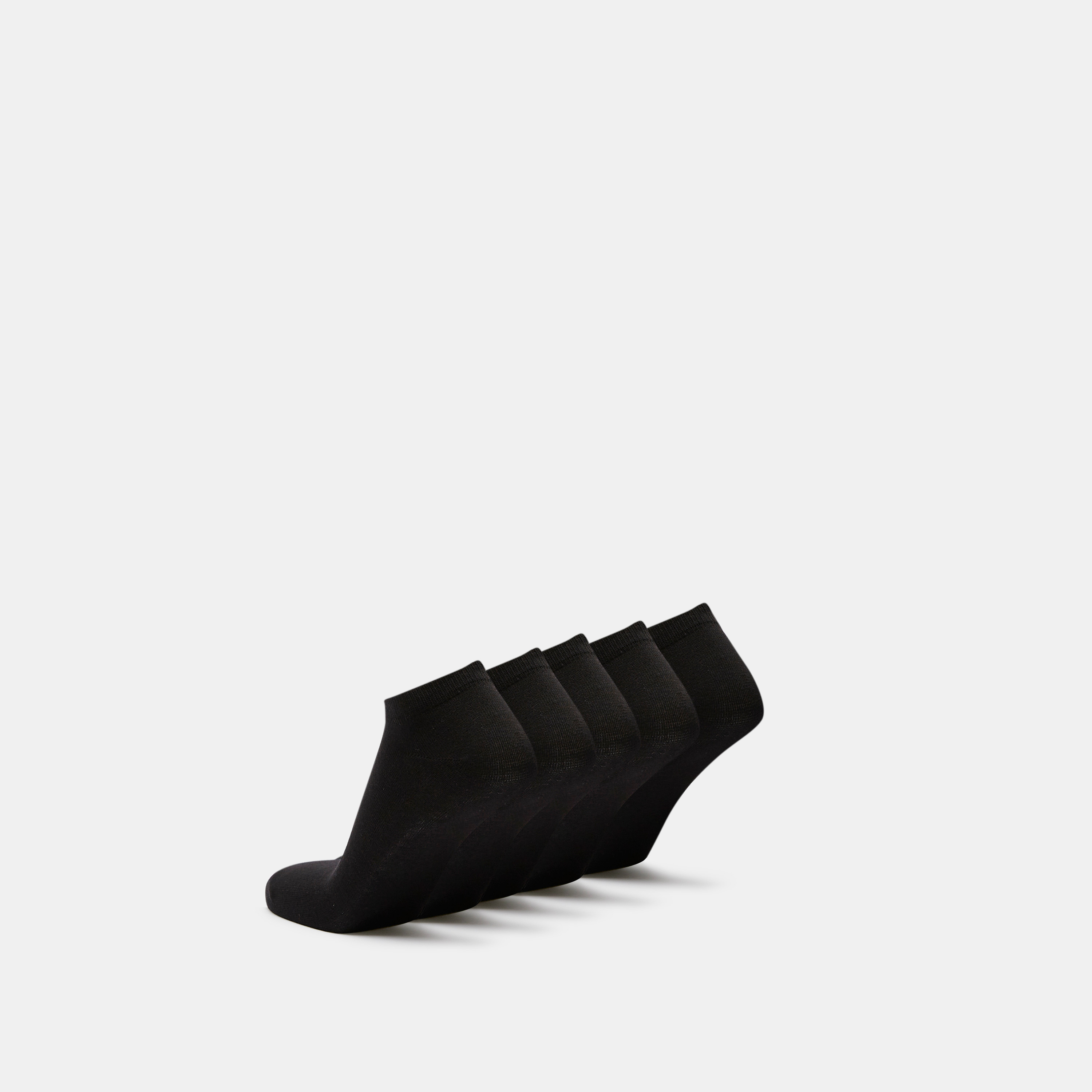 طقم جوارب 5 أزواج سادة بطول الكاحل من شومارت-men-socks-image-2