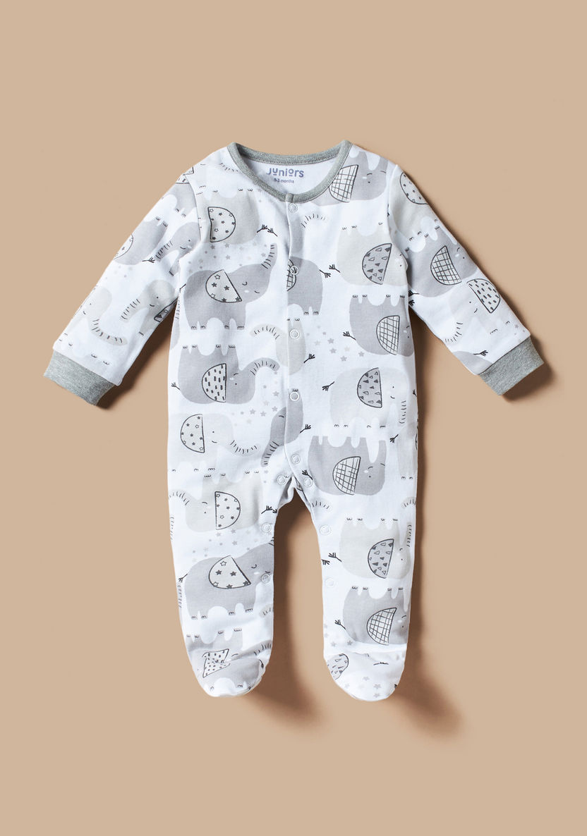 Juniors All-Over Print Sleepsuit - Set of 2-Sleepsuits-image-1