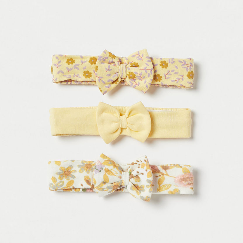 Juniors Assorted Headband with Bow Detail - Set of 3-Hair Accessories-image-0