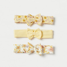 Juniors Assorted Headband with Bow Detail - Set of 3