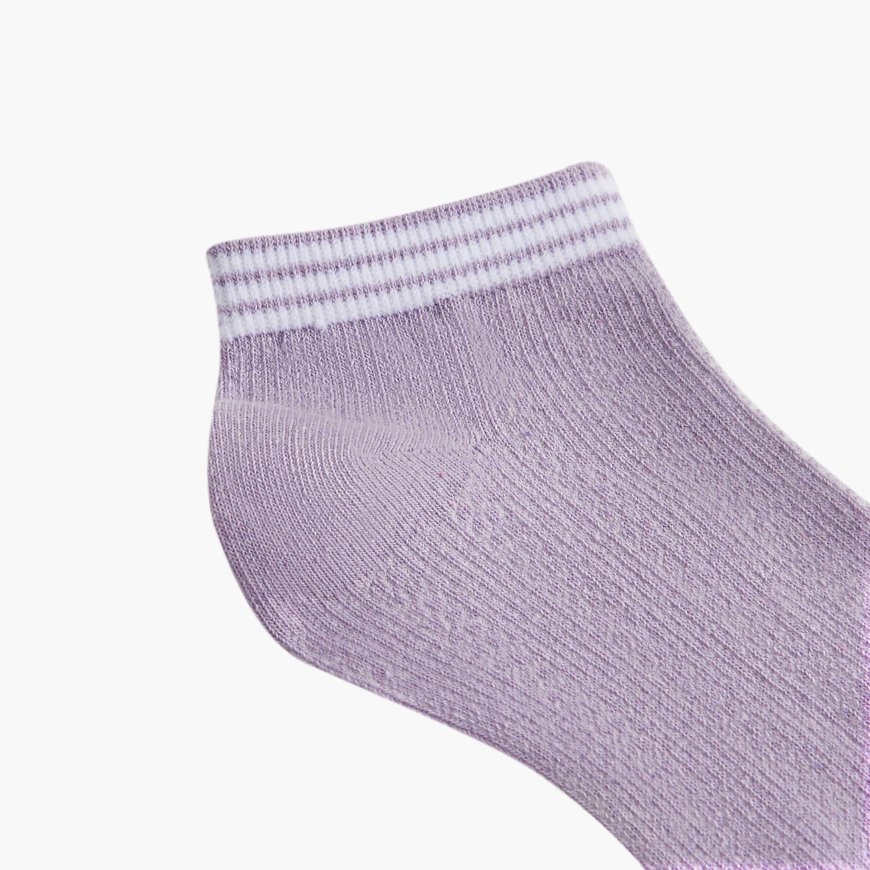 طقم جوارب طول الكاحل 5 أزواج بارزة الملمس من فلورا بيلا -women-socksandstockings-image-5