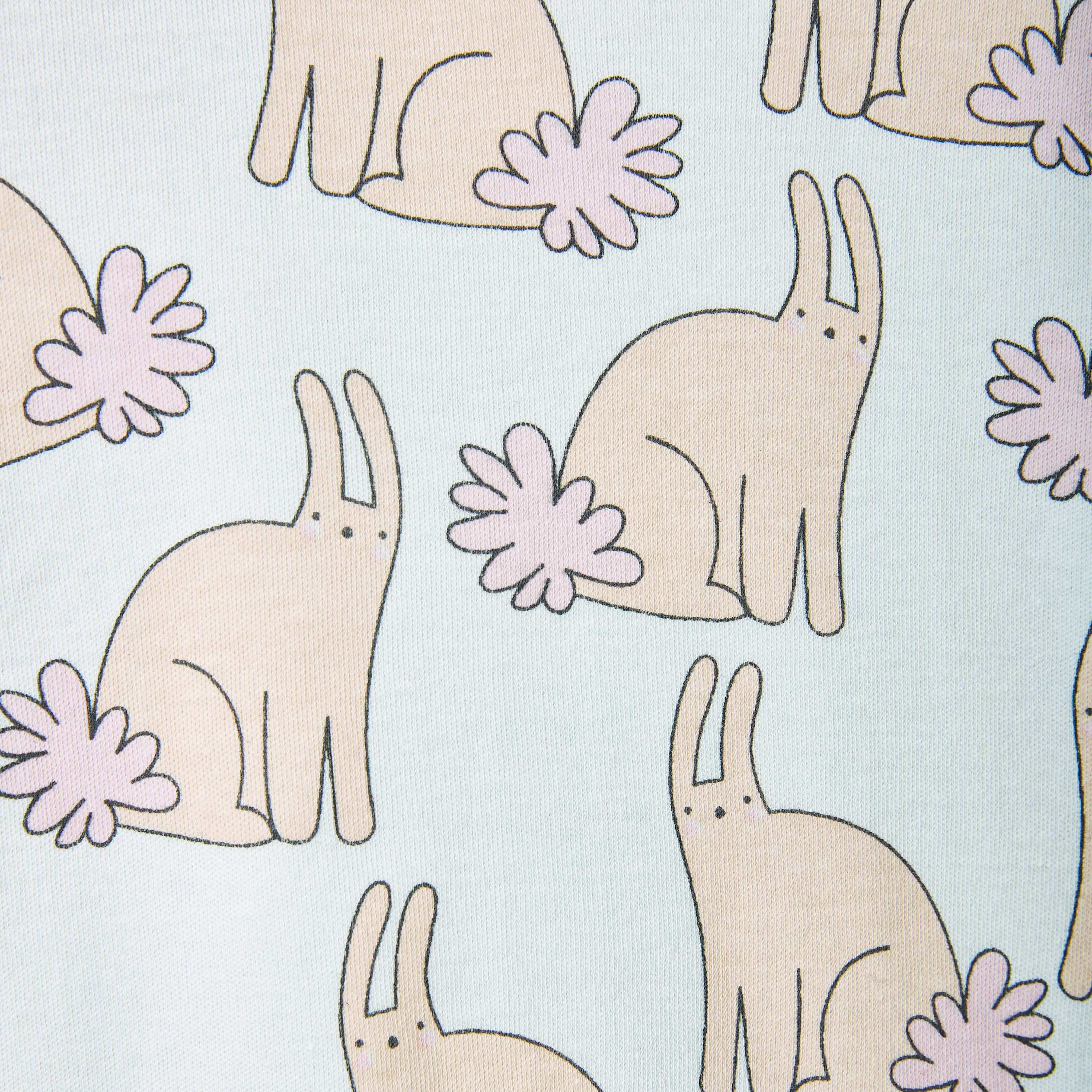 Juniors Animal Print T-shirt and Pyjamas - Set of 4-baby-girls-clothing-nightwear-pyjamasets-image-12