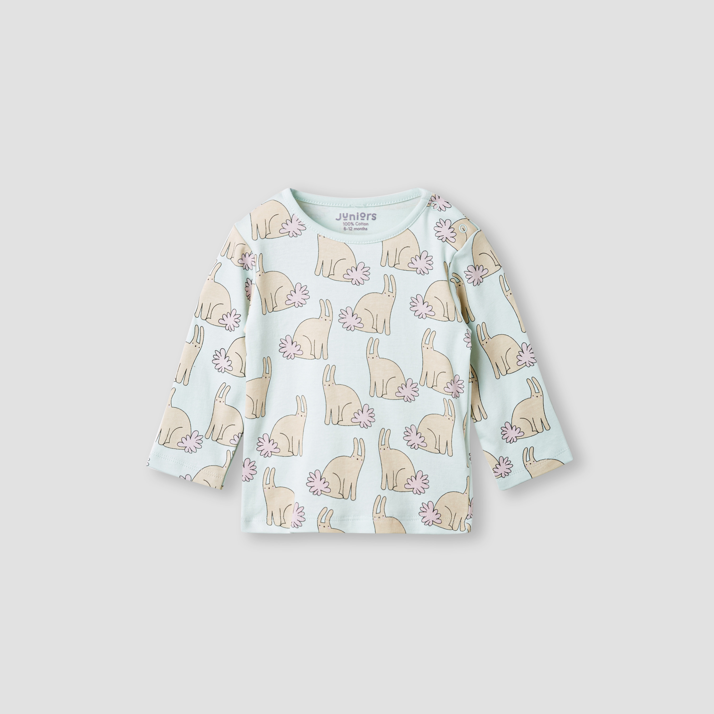 Juniors Animal Print T-shirt and Pyjamas - Set of 4-baby-girls-clothing-nightwear-pyjamasets-image-2